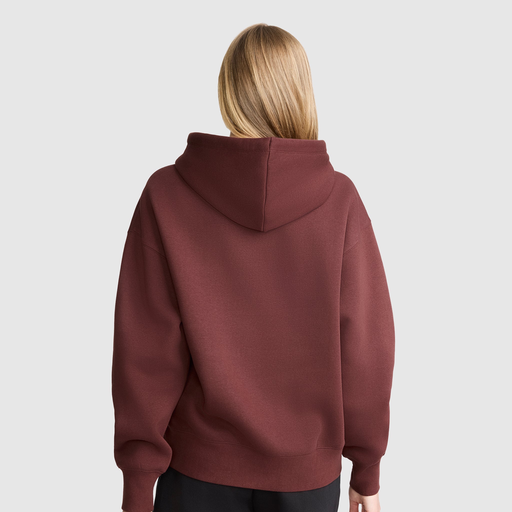 Champion Powerblend Tonal Script Freshman hoodie marron