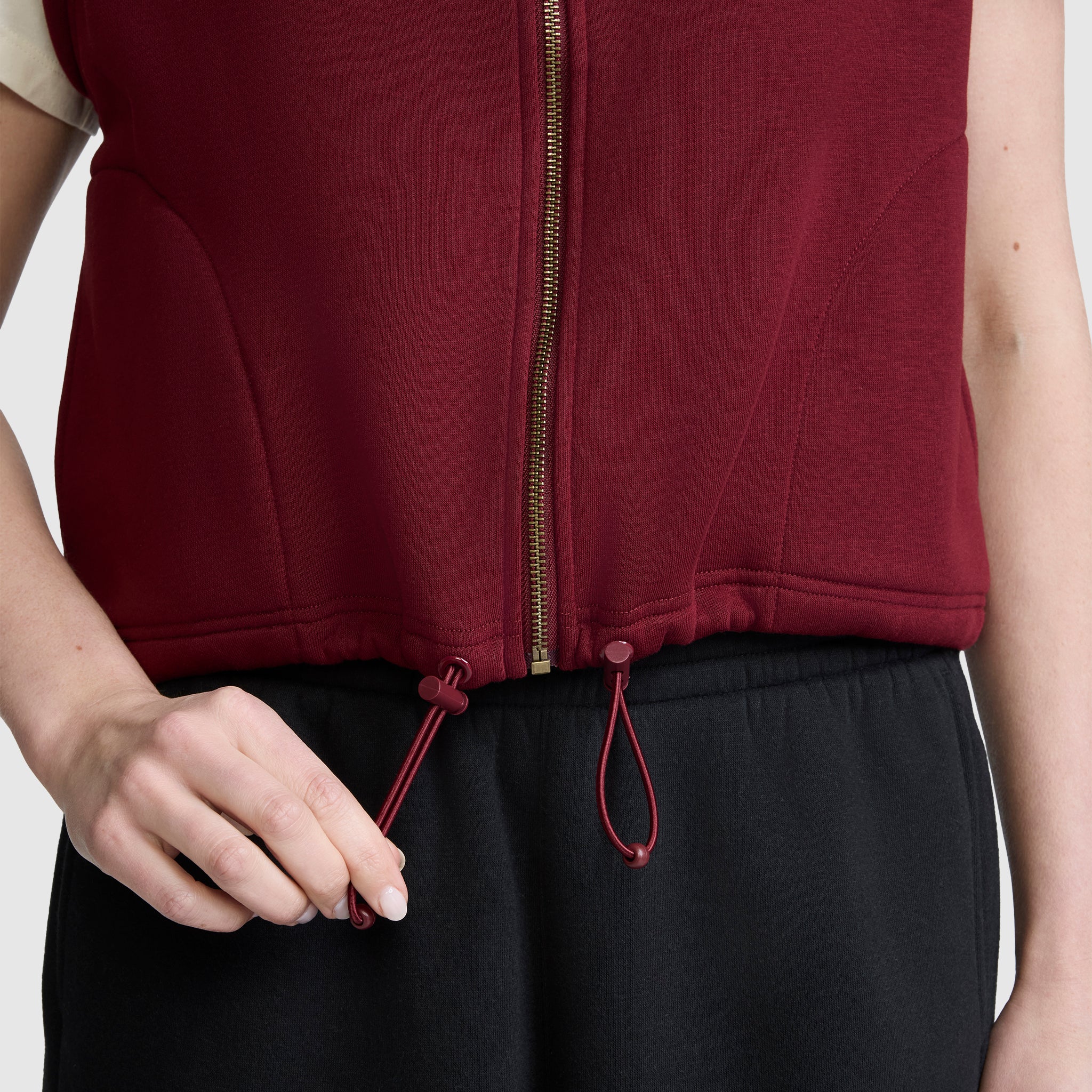 Champion Training Vest gilet bordeaux Cabernet molleton