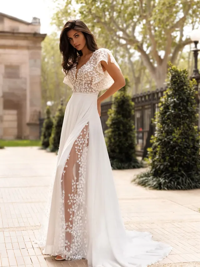 Le Jour de Notre Oui Destinée robe de mariée blanche