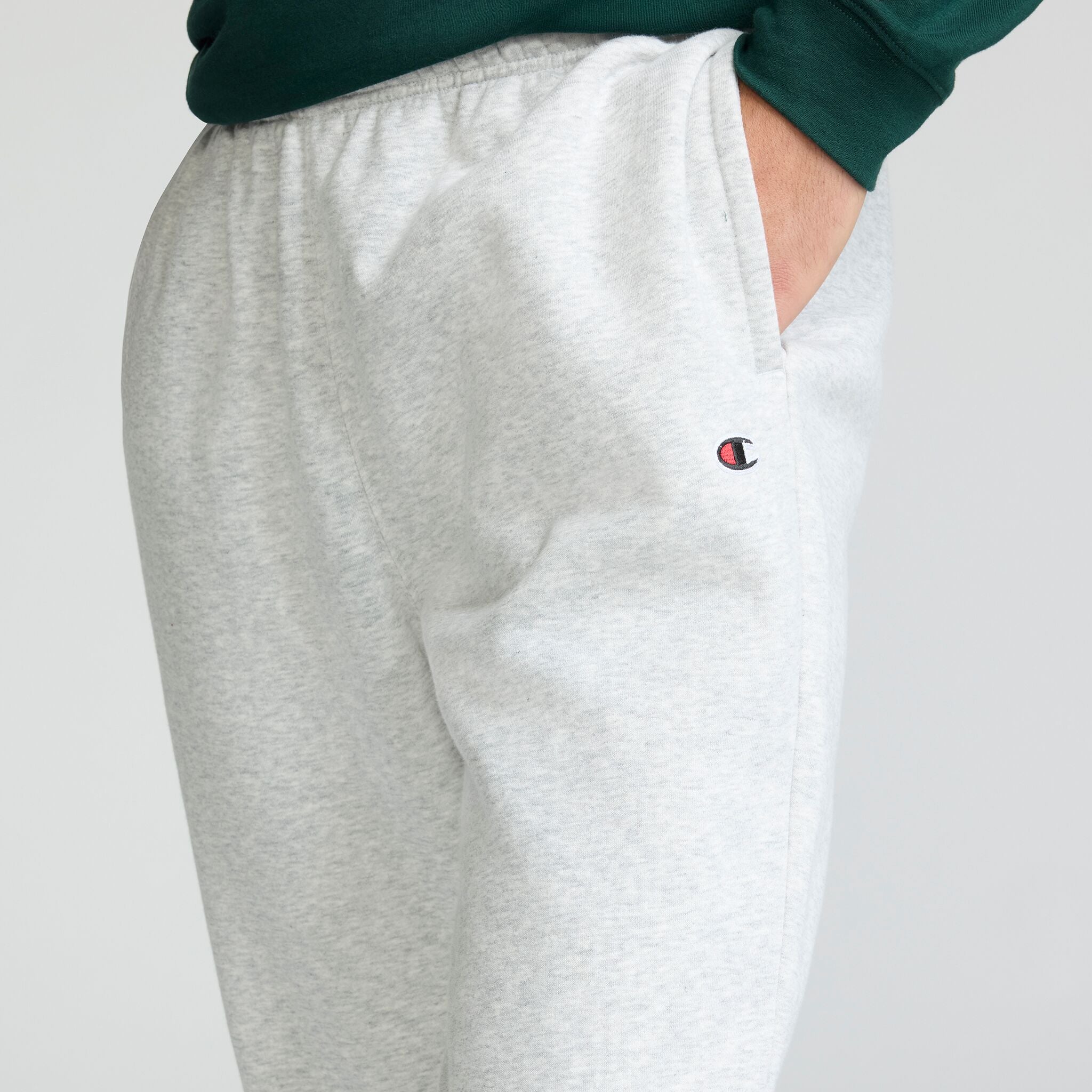 Champion Powerblend Joggers Script Logo jogging gris argent
