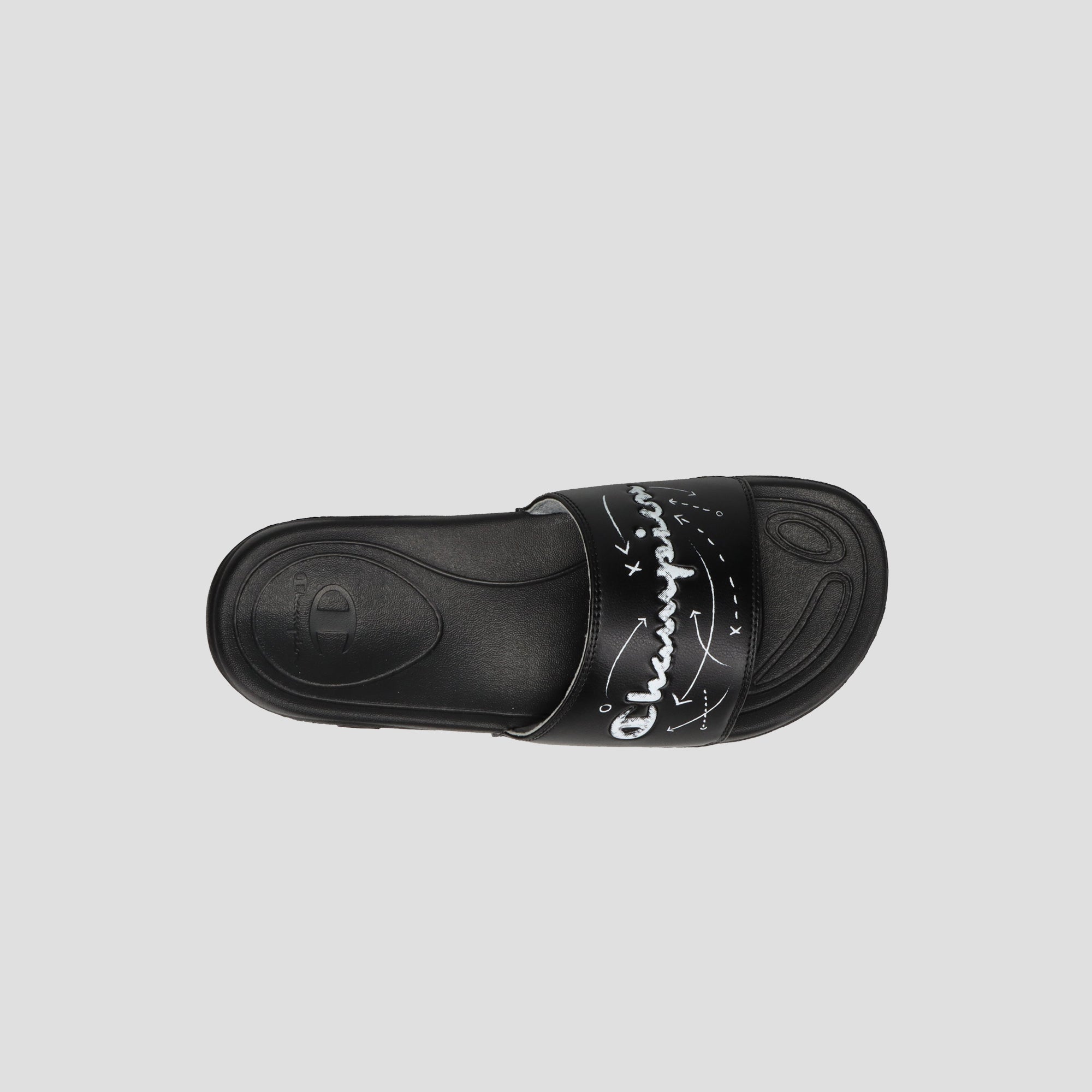 Champion Mega SFB Slide claquette enfant Noir/Blanc