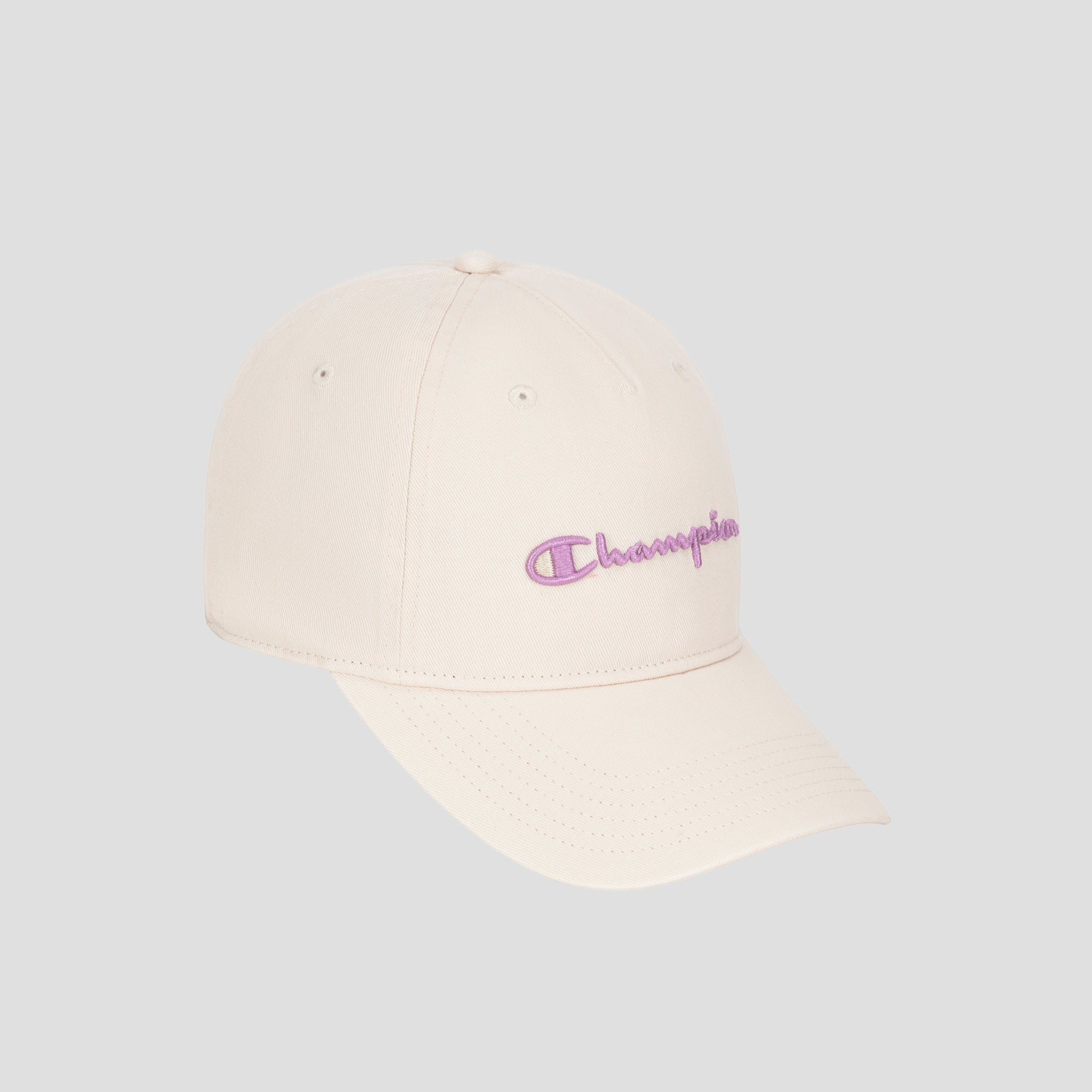 Champion Script Embroidery Adjustable Cap casquette rose ivoire