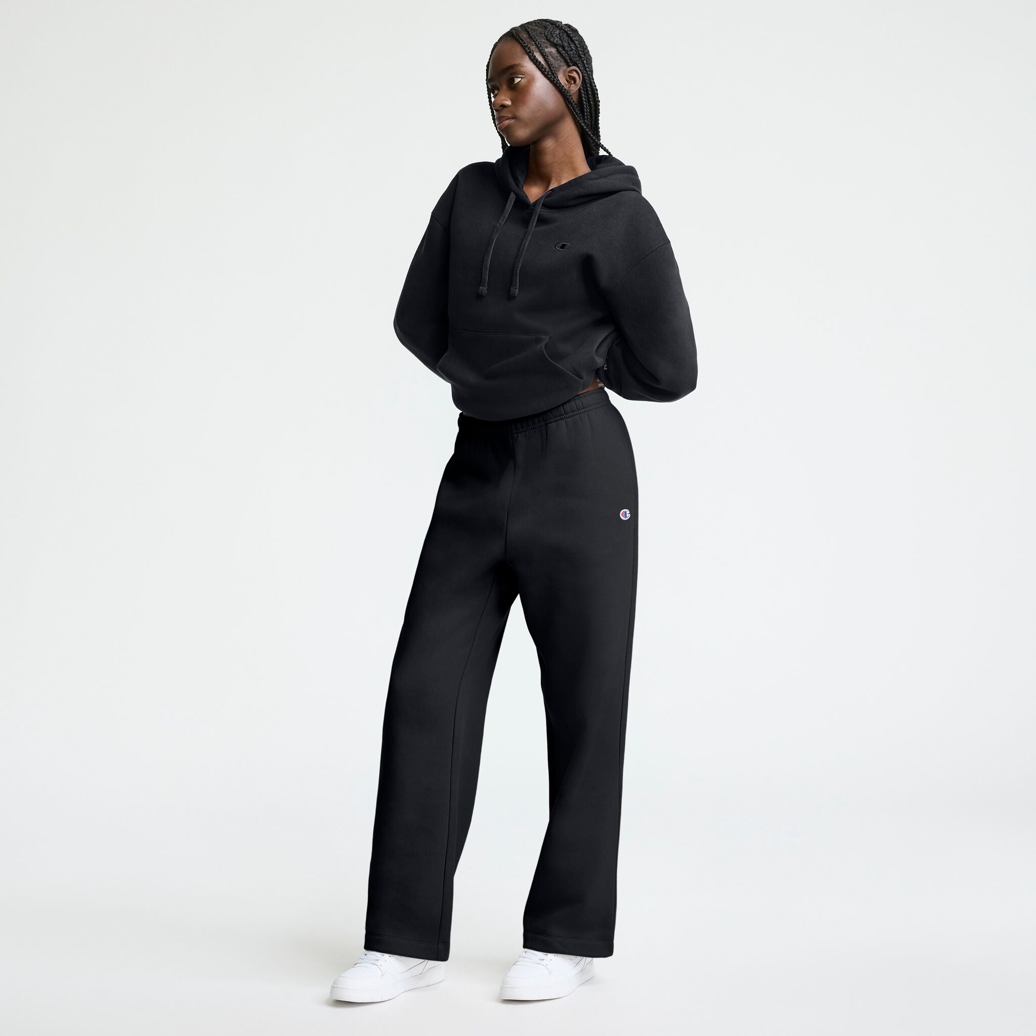 Champion Powerblend jogging droit noir molleton homme