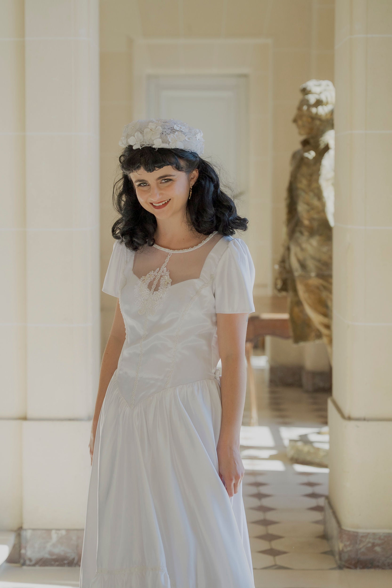 Solène Gisèle La mariée Félicie robe mariée blanc satin 38
