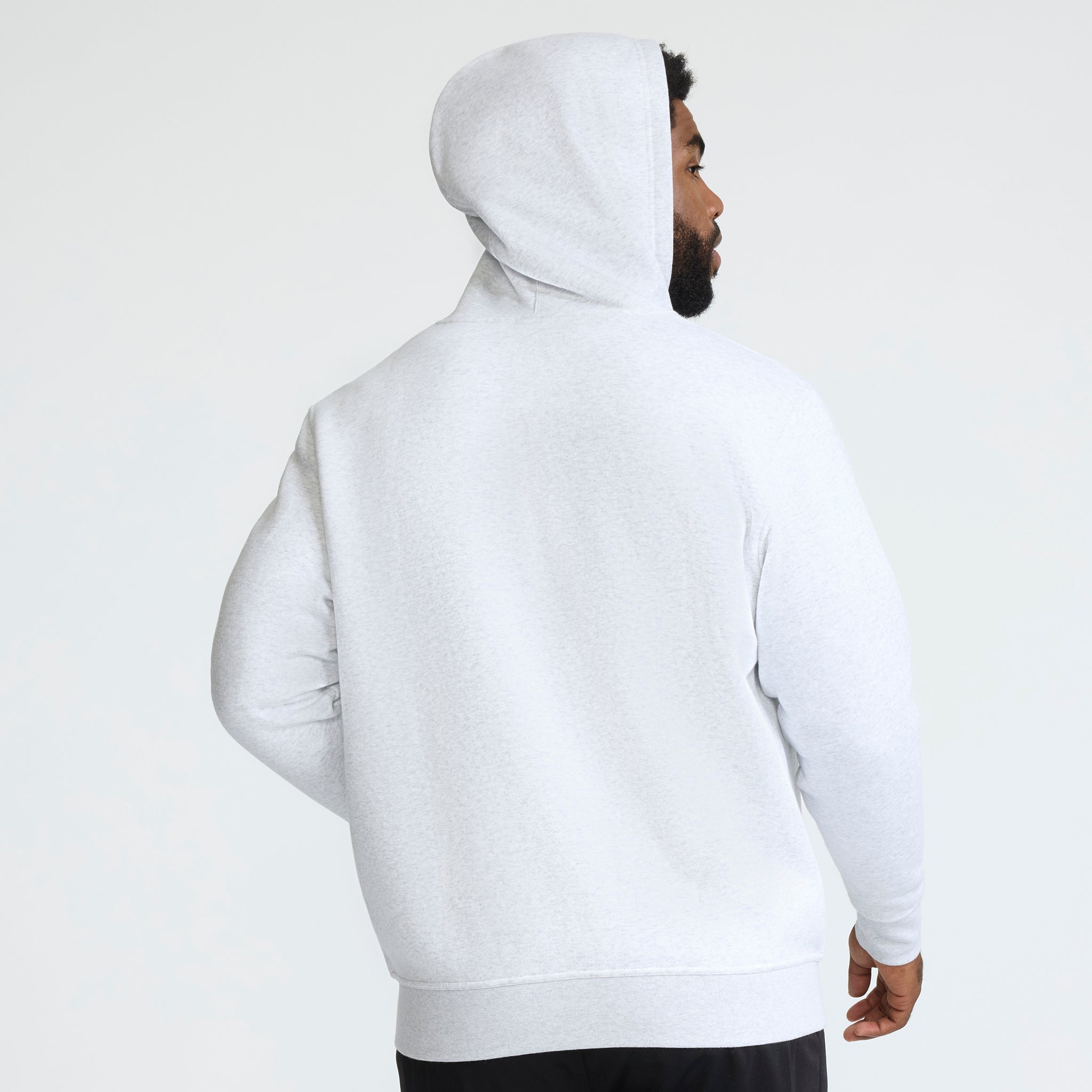 Champion Powerblend Full-Zip Hoodie sweat gris grande taille
