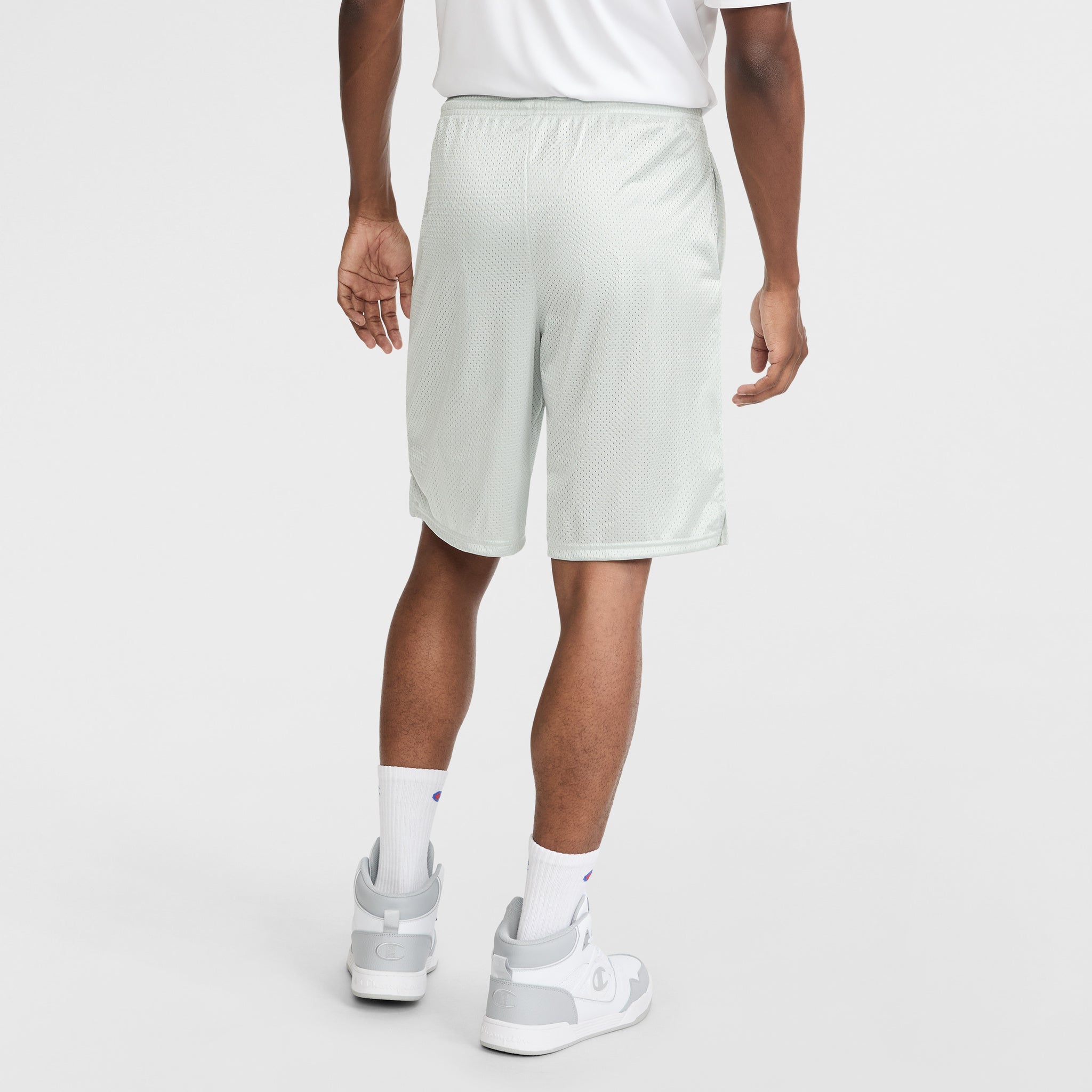 Champion 9" Classic Mesh Shorts C Logo short mesh gris 9 pouces