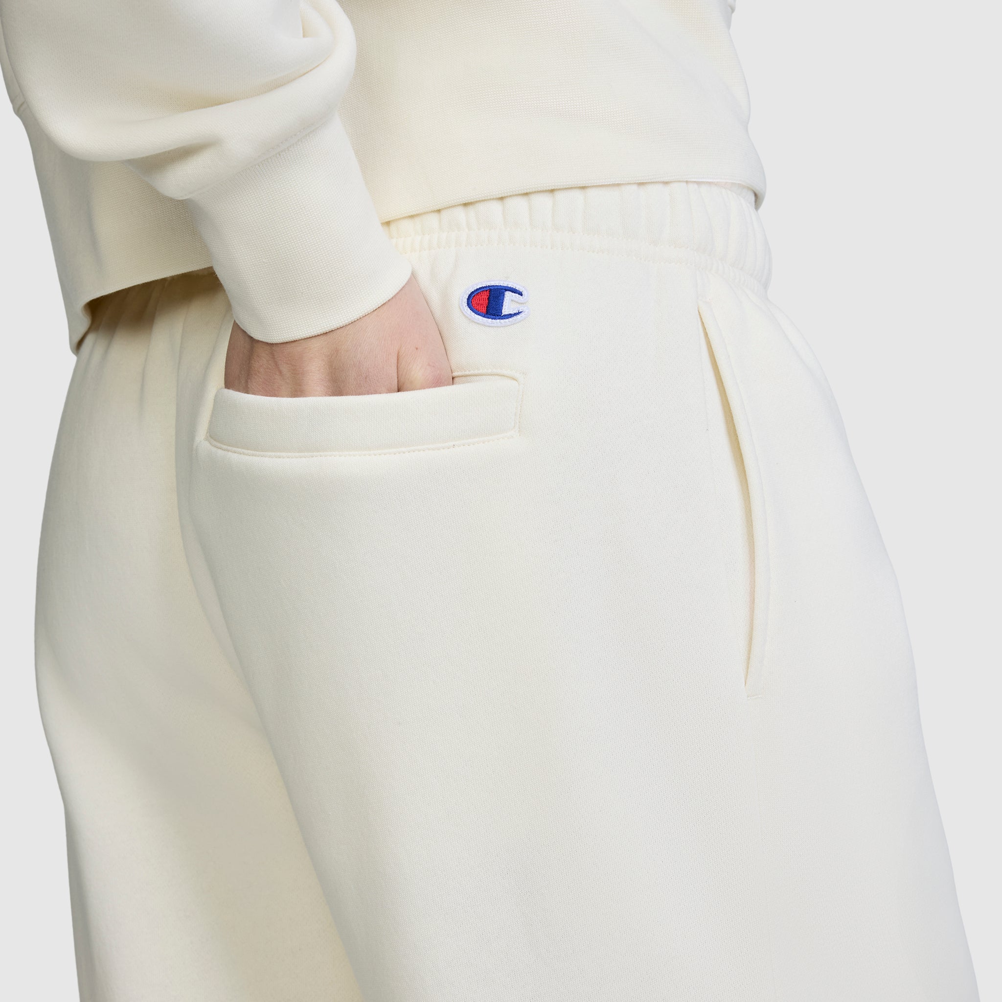 Champion Fleece Cargo Training Pant pantalon Unbleached Cotton