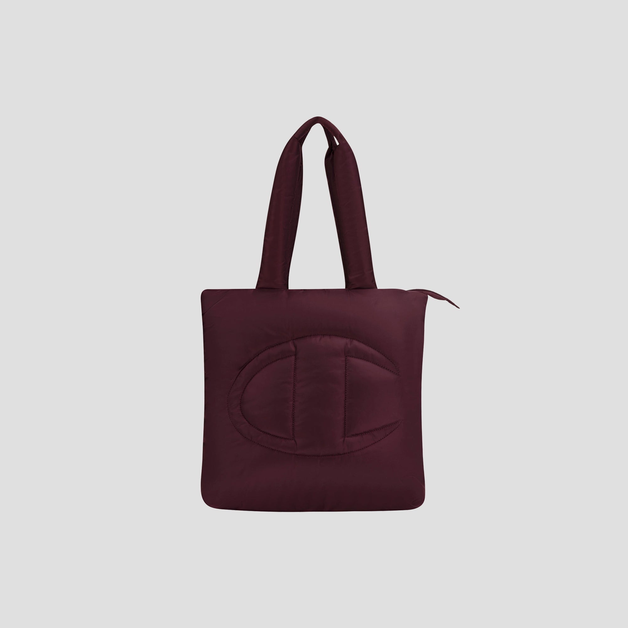 Champion Billie Sac tote matelasse rouge Medium Ruby