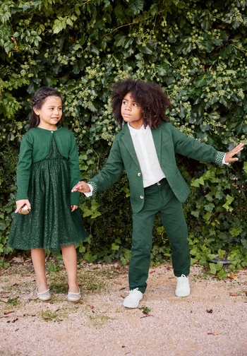 Le Jour de Notre Oui Arsène costume enfant vert sapin