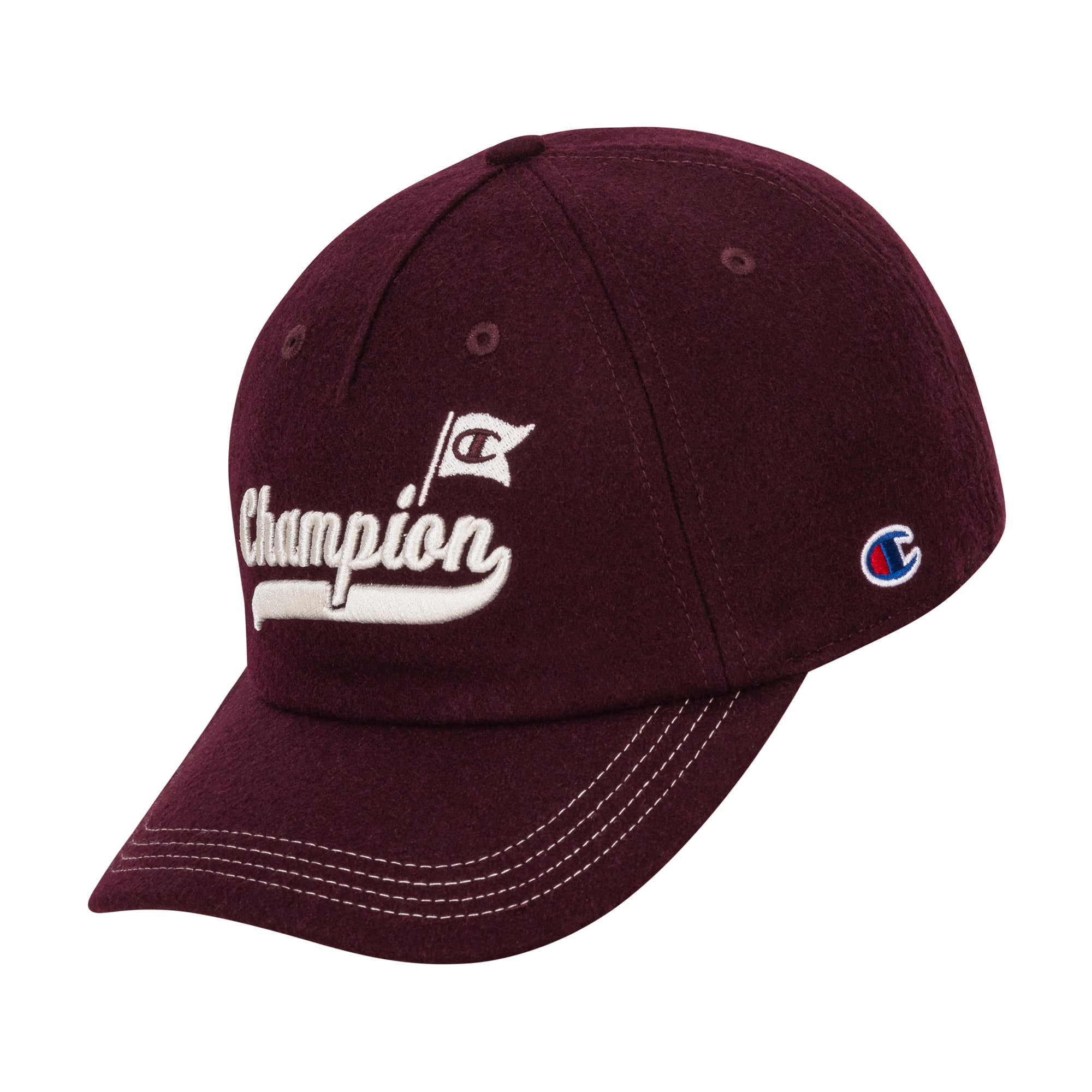 Champion Sophomore Casquette Réglable Medium Ruby fausse laine
