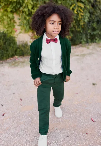 Le Jour de Notre Oui Arsène costume enfant vert sapin