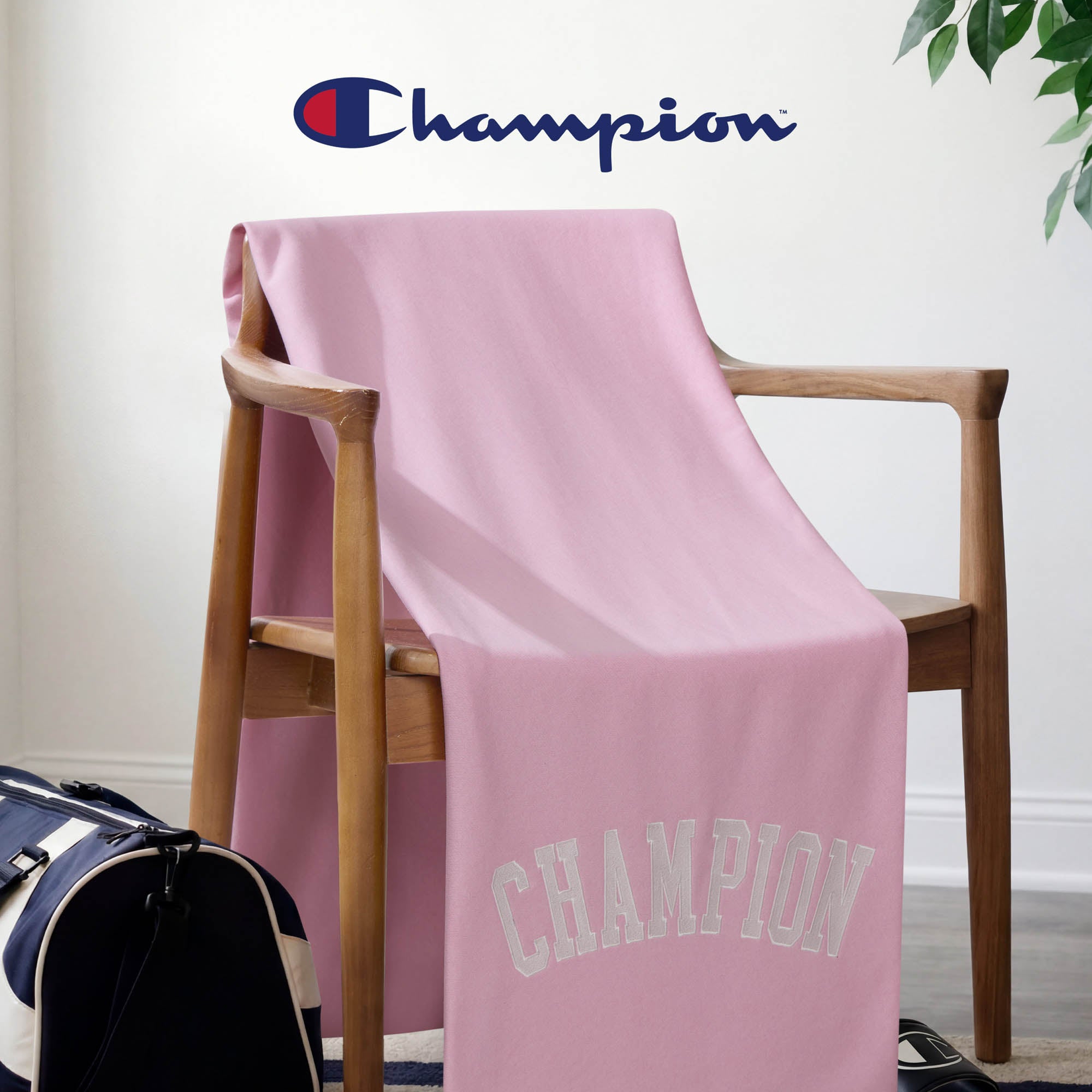 Champion Jersey Plaid Rose Polaire 50x70 Doux