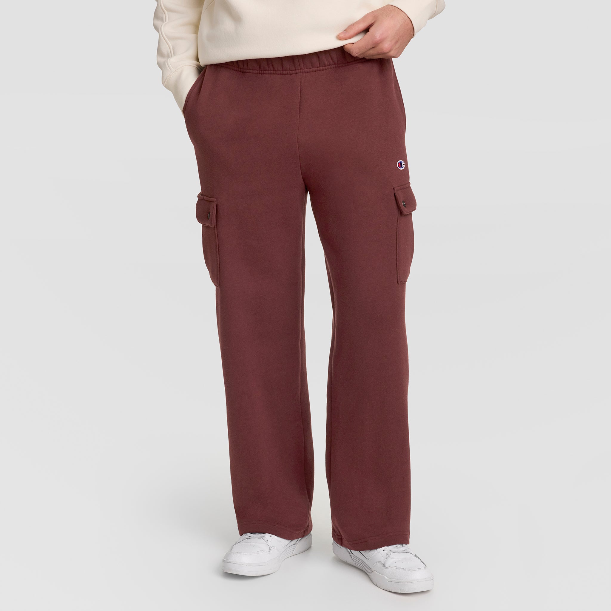 Champion Pants Fleece Cargo Pant C Logo pantalon marron