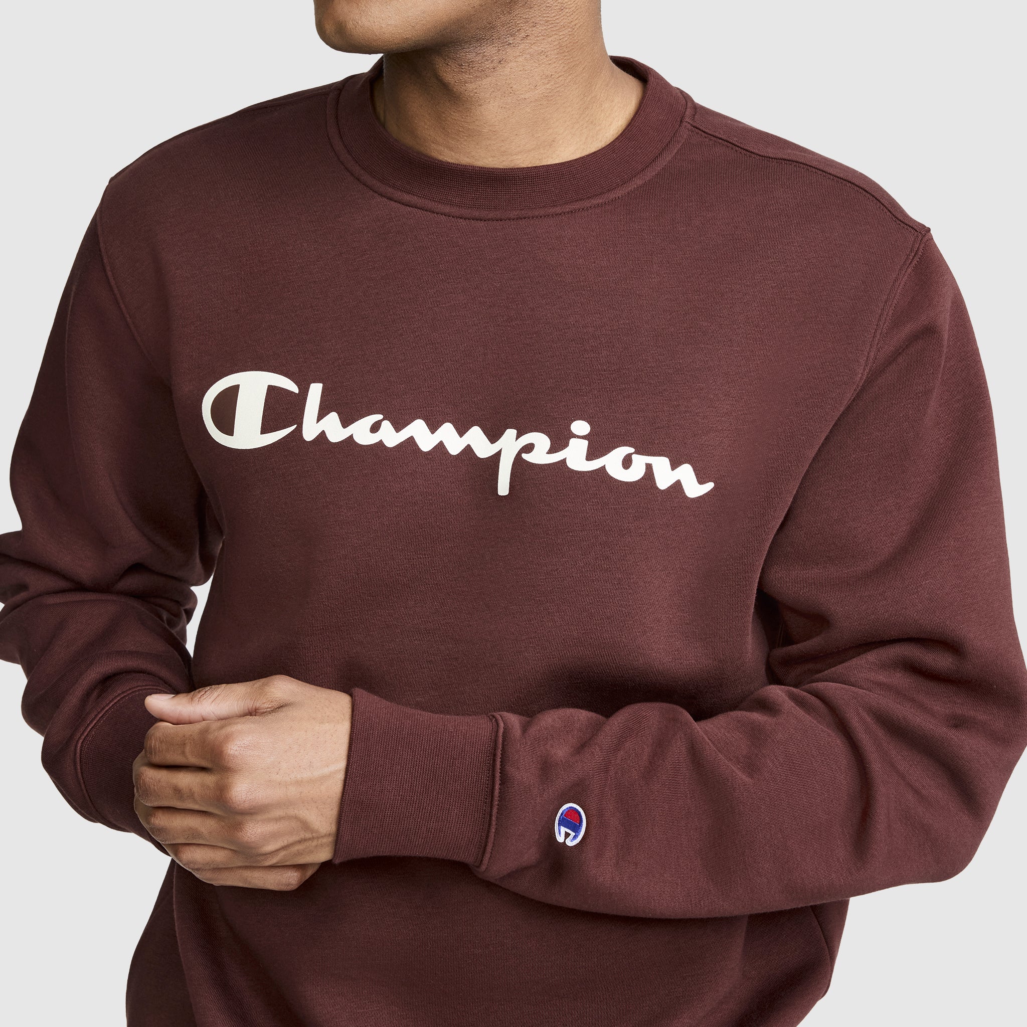Champion Powerblend Crewneck sweat col rond marron Bitter Chocolate