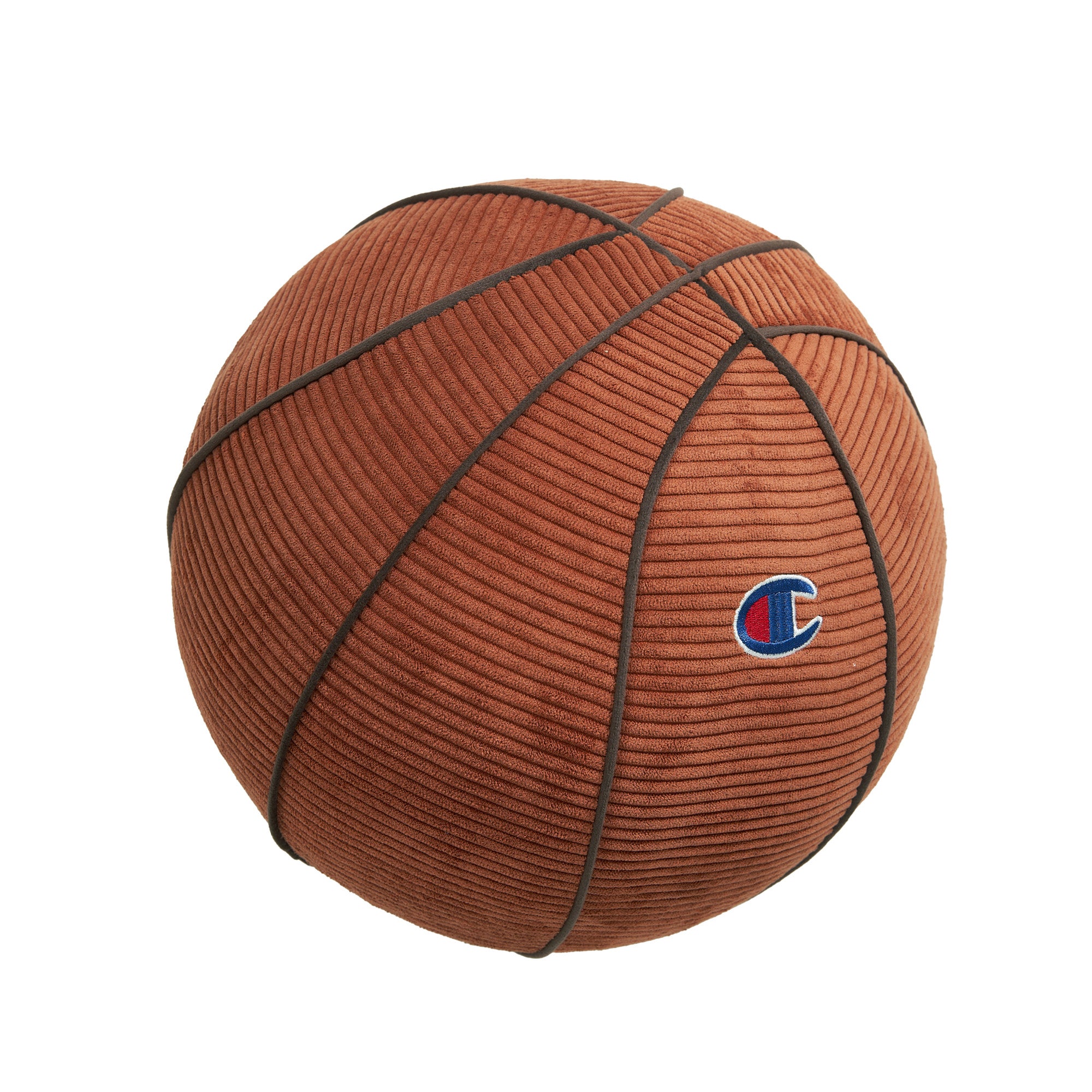 Champion Sport Shaped Pillows coussin basket orange velours