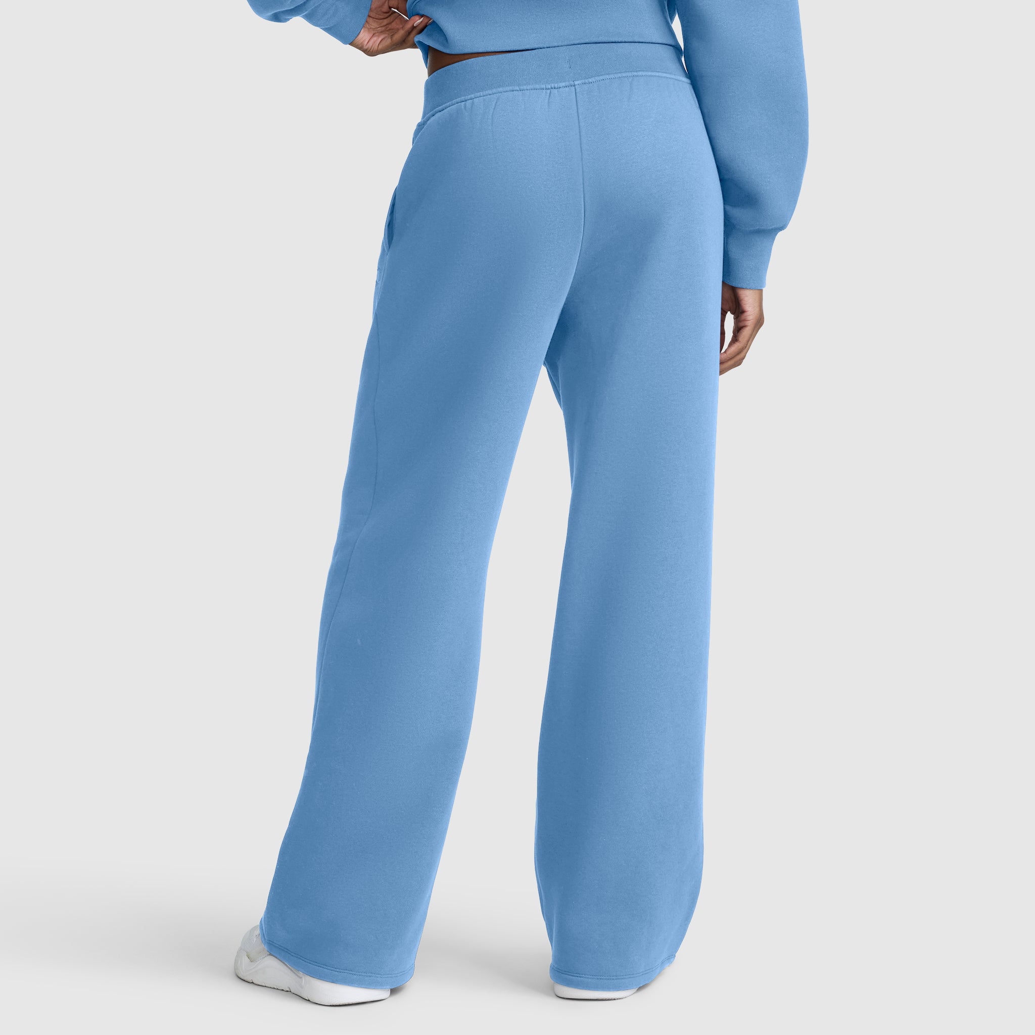 Champion Wide Leg Fleece Sweatpants pantalon bleu large