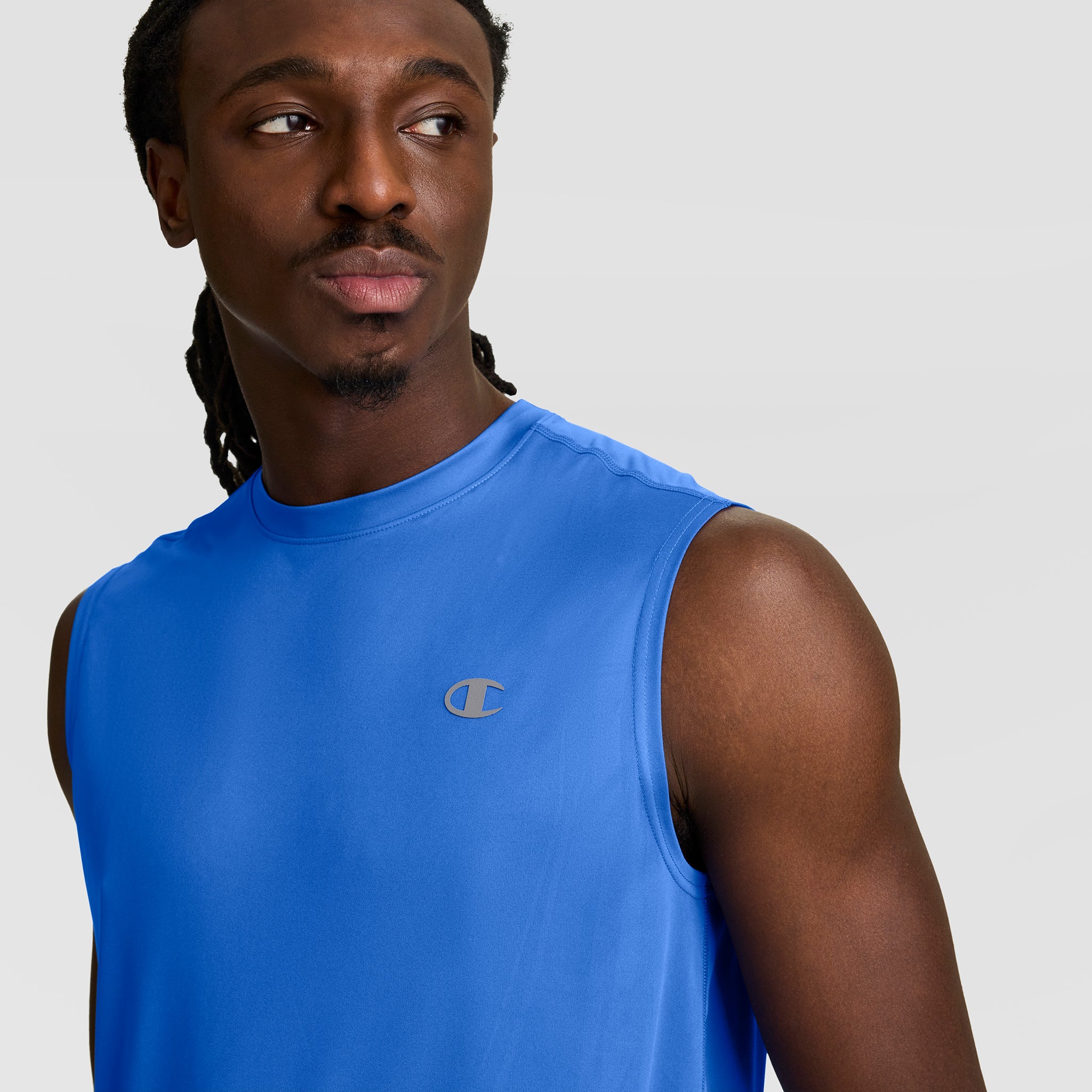 Champion Sport Muscle Tank débardeur homme bleu respirant