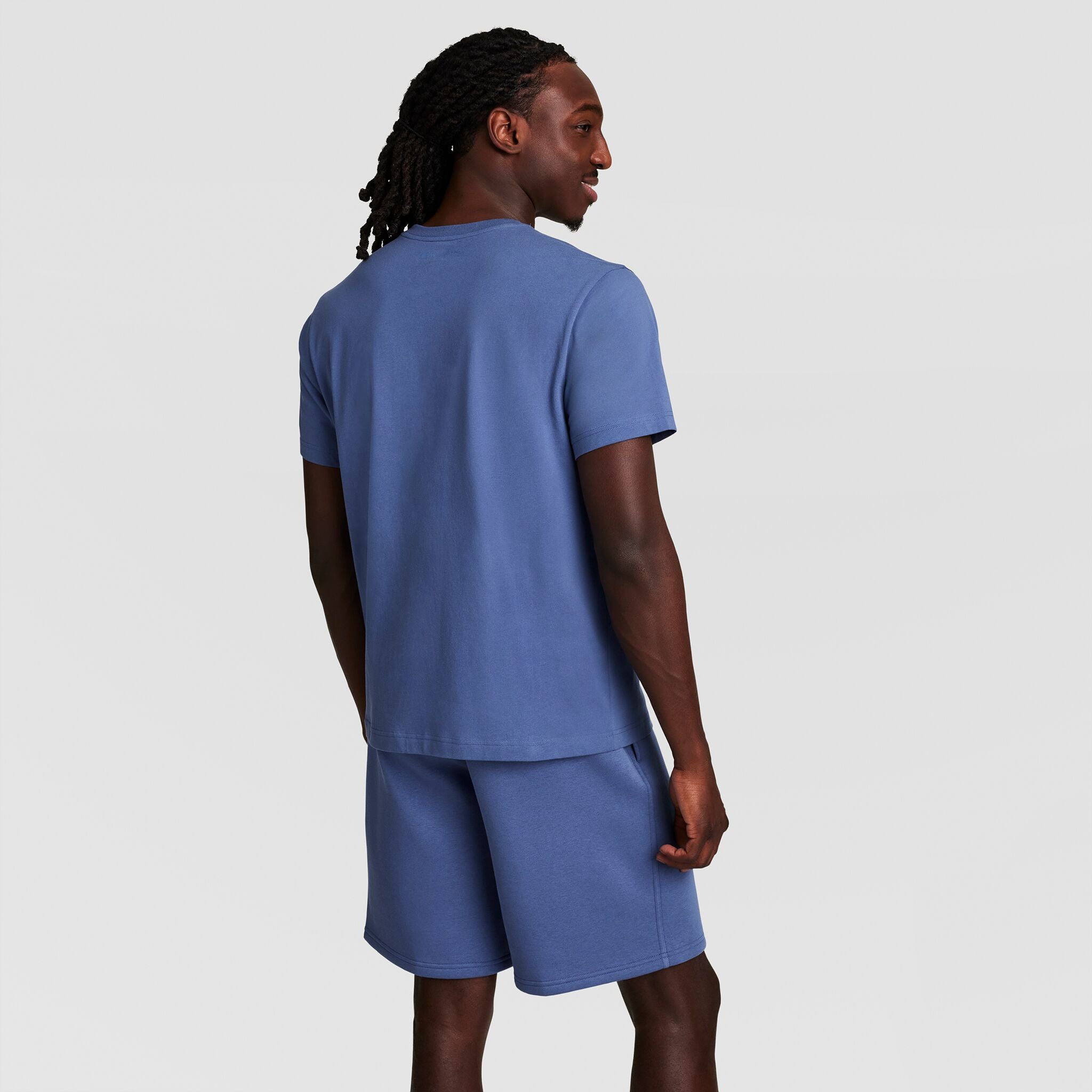 Champion Classic C Logo t-shirt homme Coastal Fjord coton