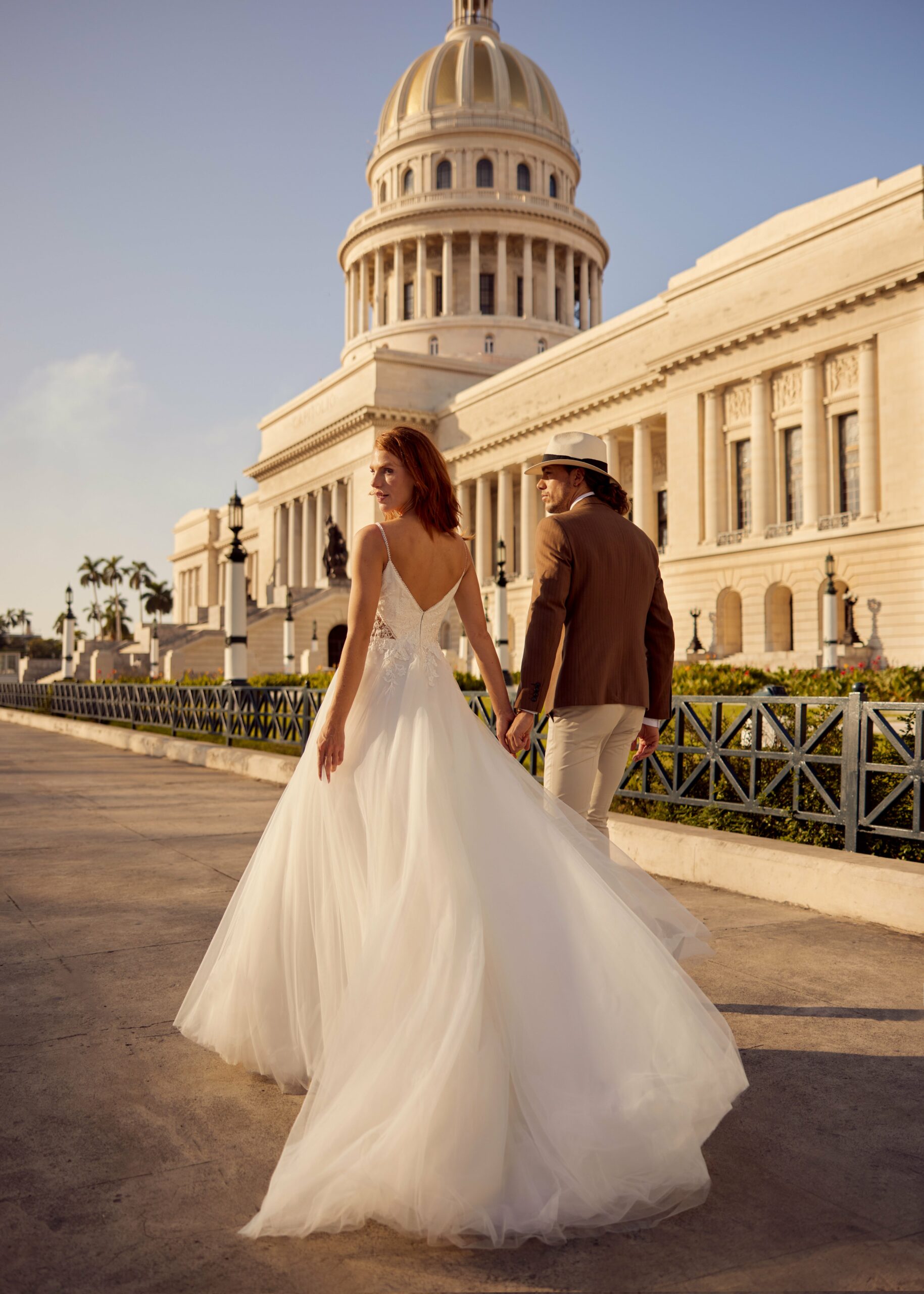 Hervé Paris Libre Lily robe de mariée fluide
