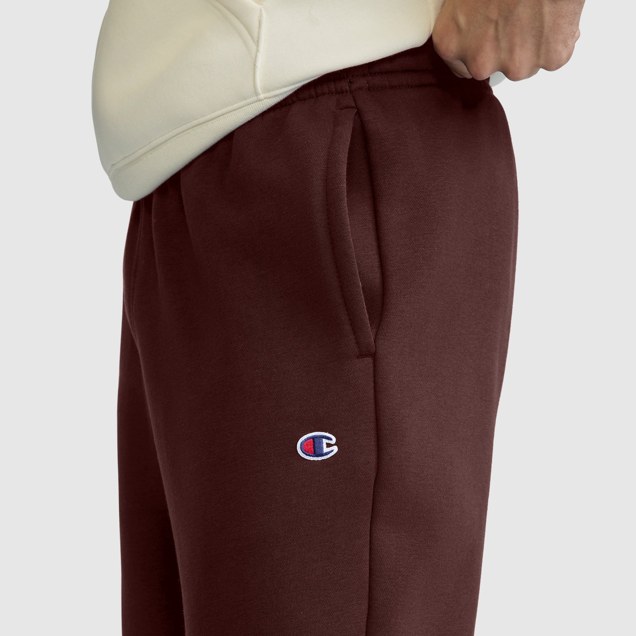 Champion Powerblend jogging homme Bitter Chocolate coton
