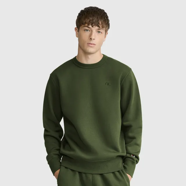 Champion Powerblend Crewneck C Logo sweat-shirt vert Chive