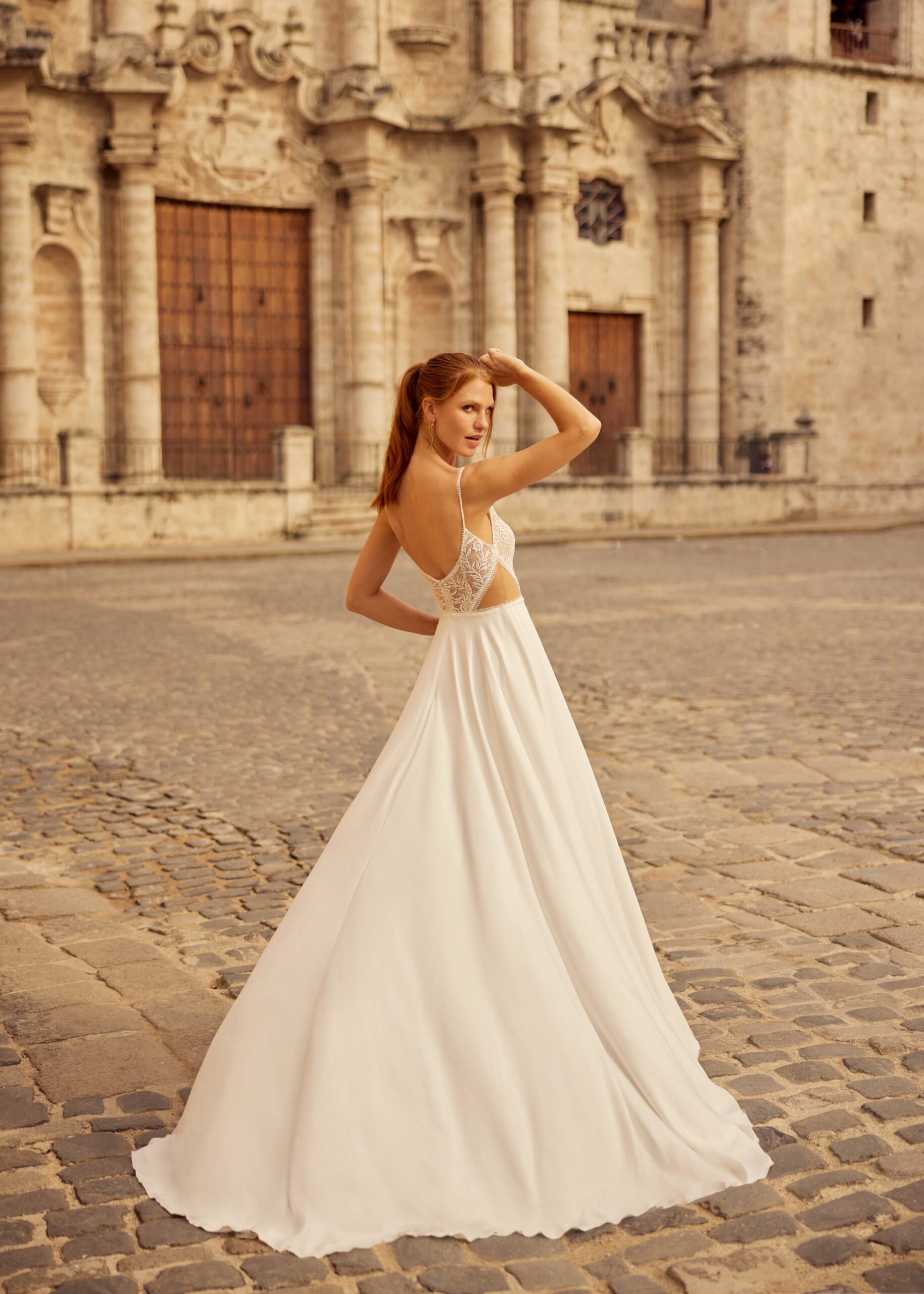 Hervé Paris Libre Lanev-D robe de mariée fluide