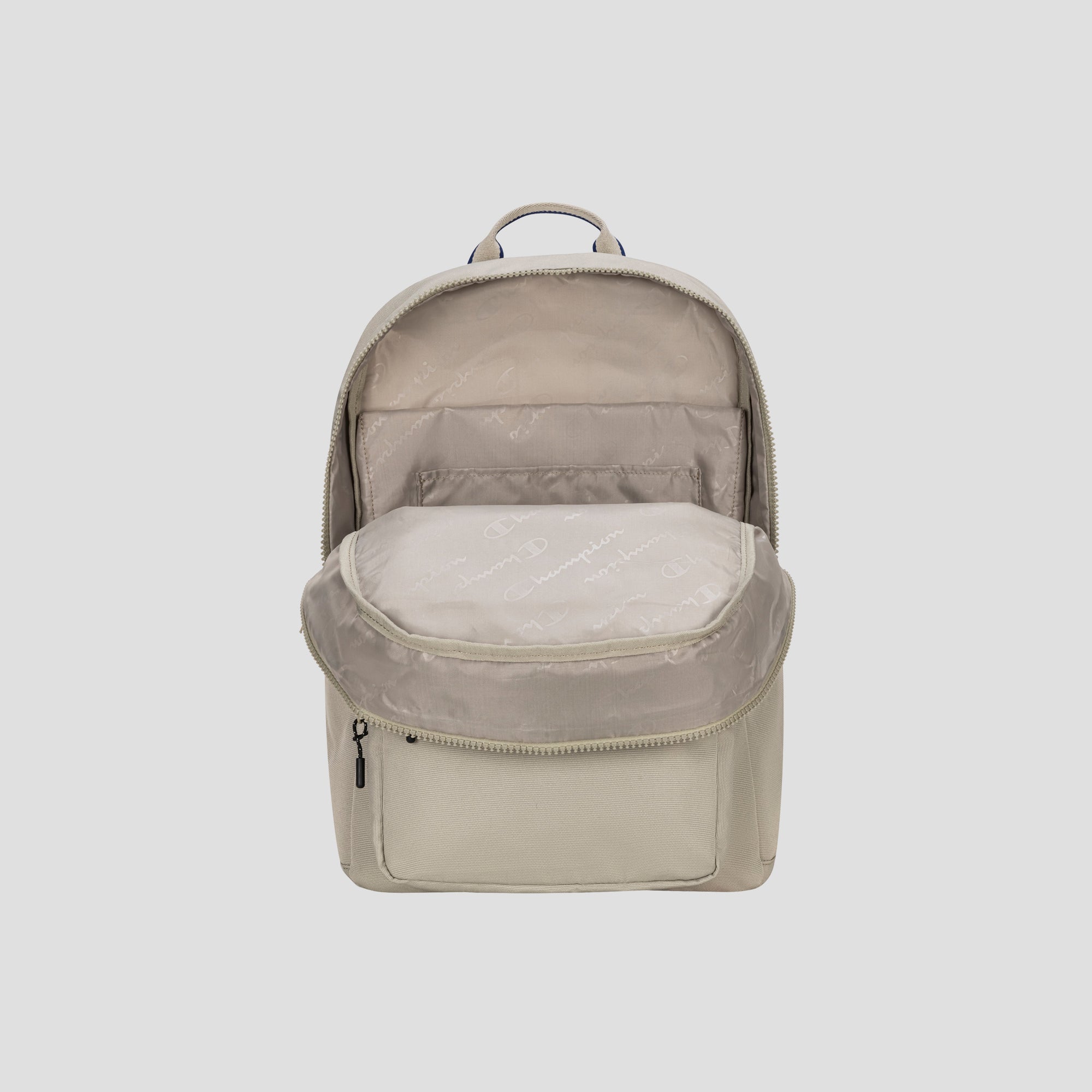 Champion Level Sac à Dos Beige Ordinateur 17 Pouces Patch Caoutchouc