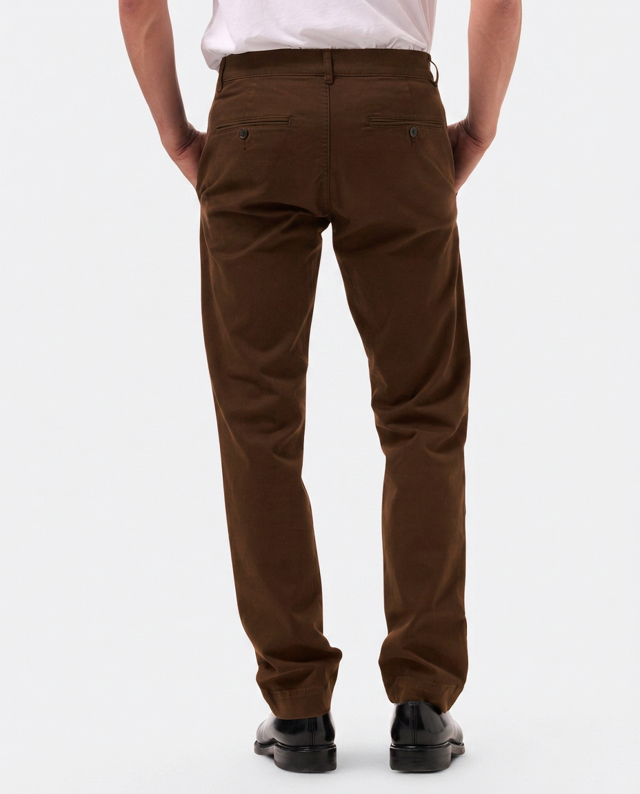 Lafaurie Albert Pantalon Chino Cigare Twill Coton Ajusté