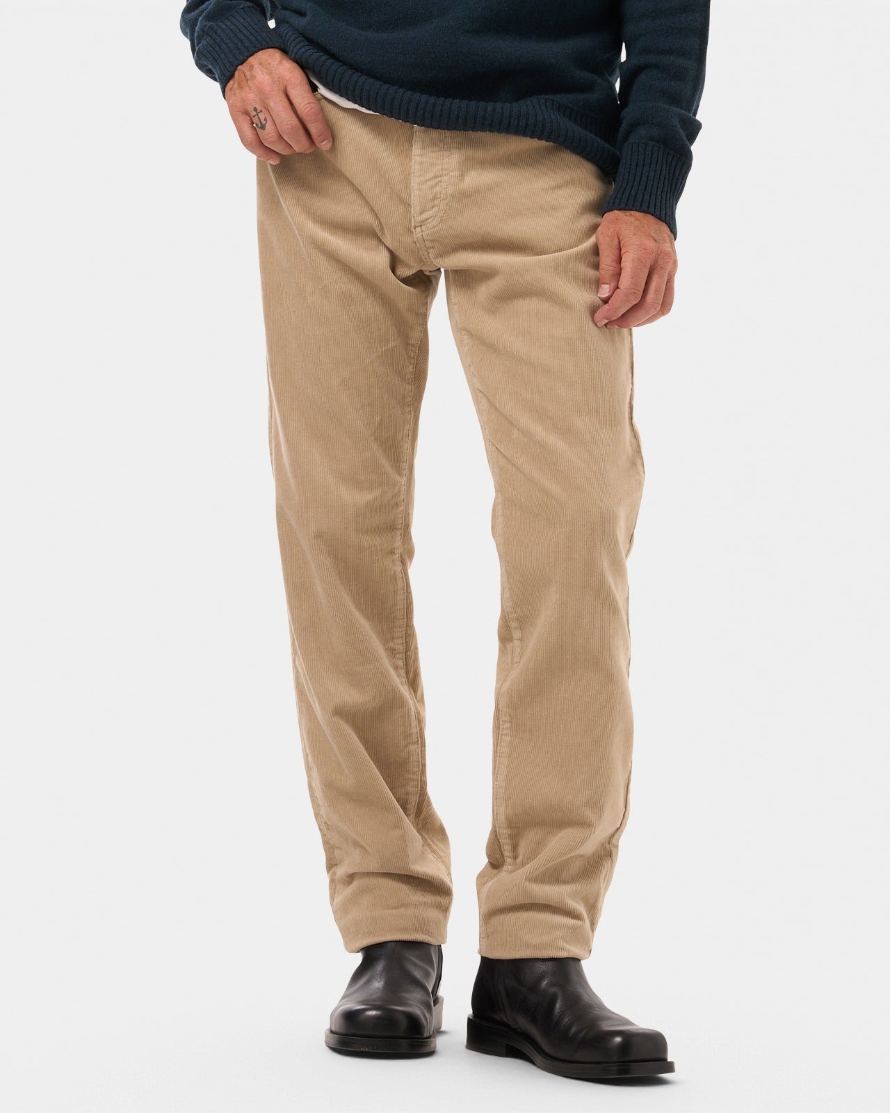 LAFAURIE Cassius pantalon beige pierre ajusté