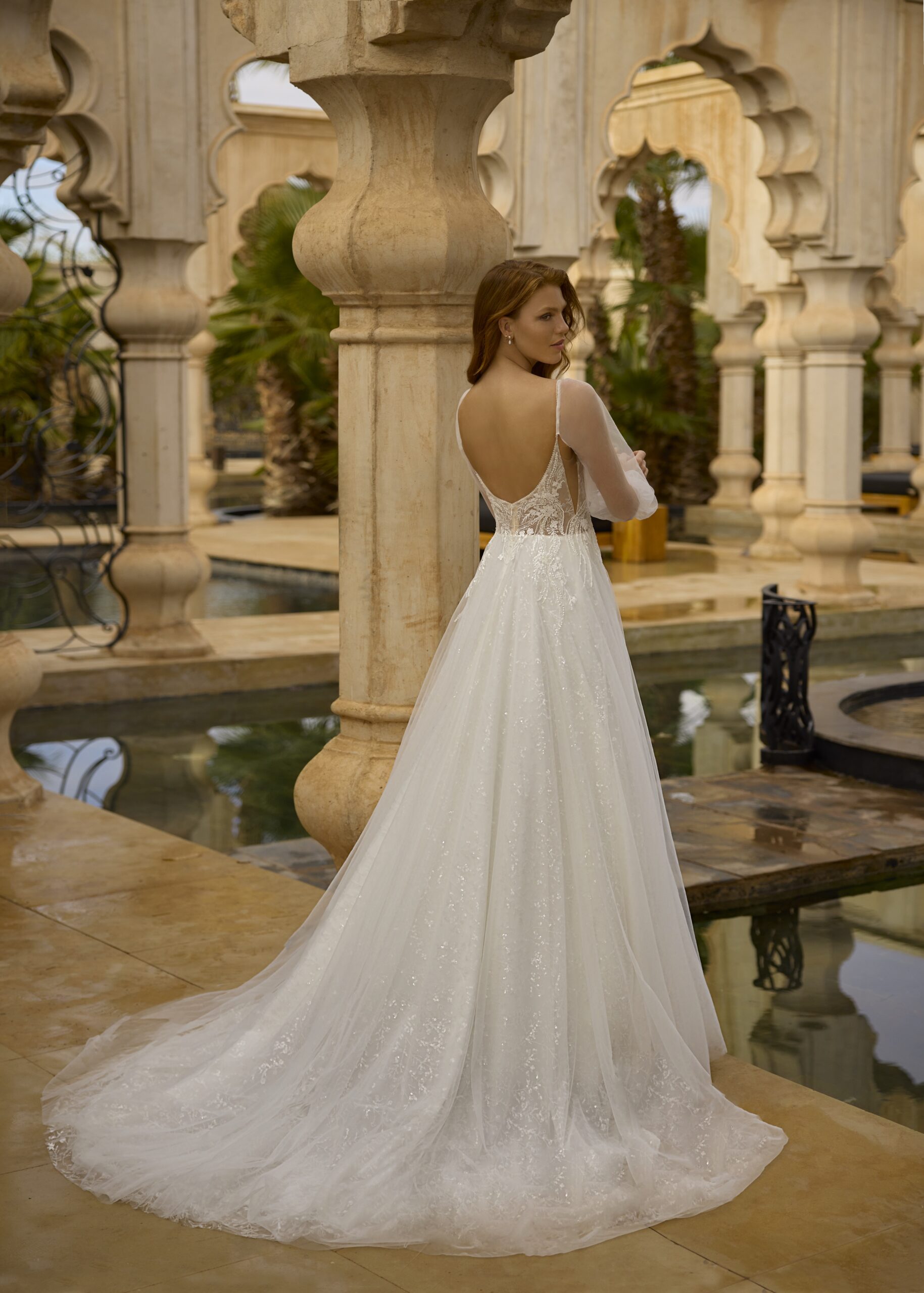 Hervé Paris Cherish Love Carina robe de mariée blanche longue