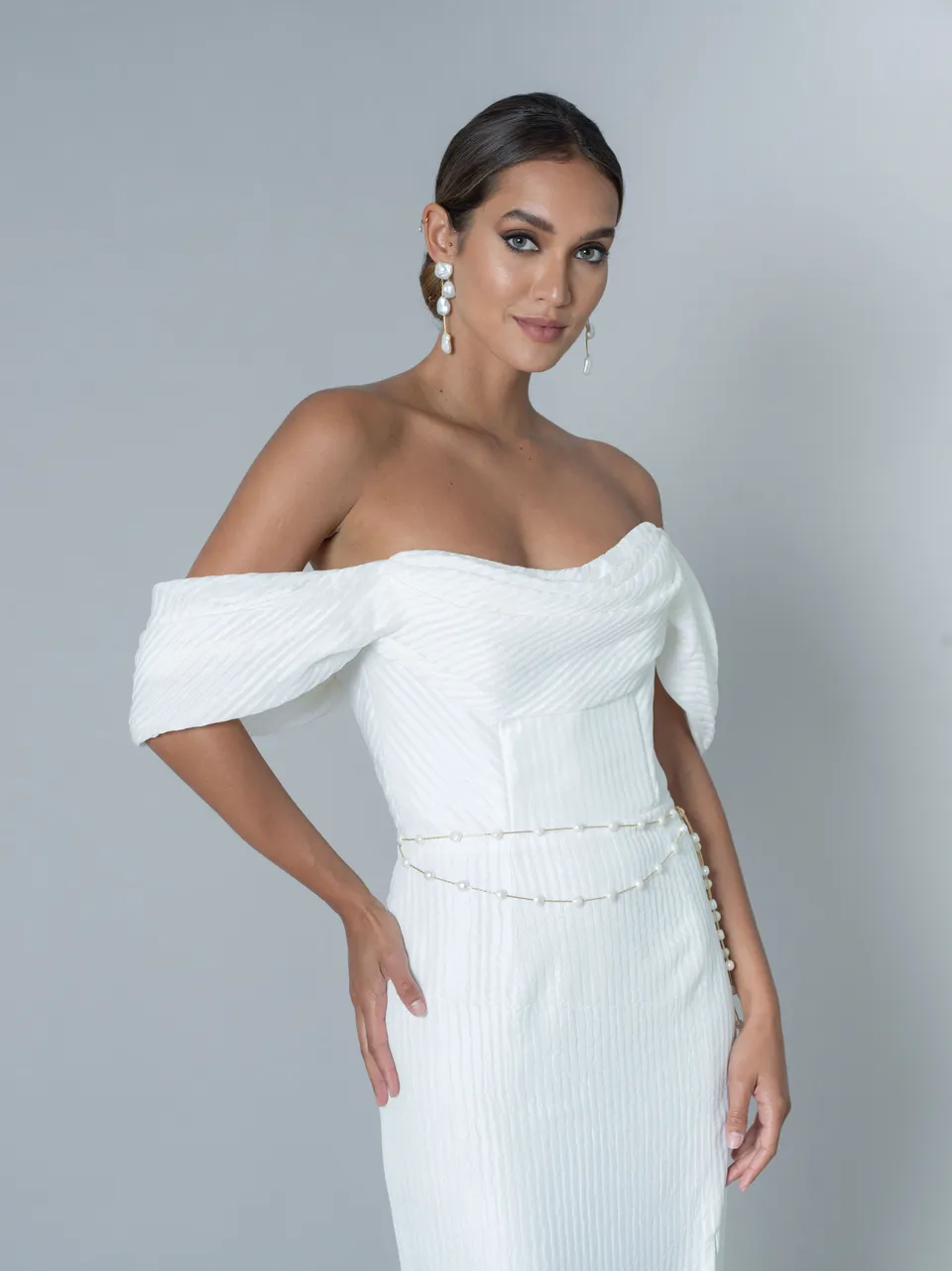 Rime Arodaky Bridal Bruni robe de mariée bustier froissé