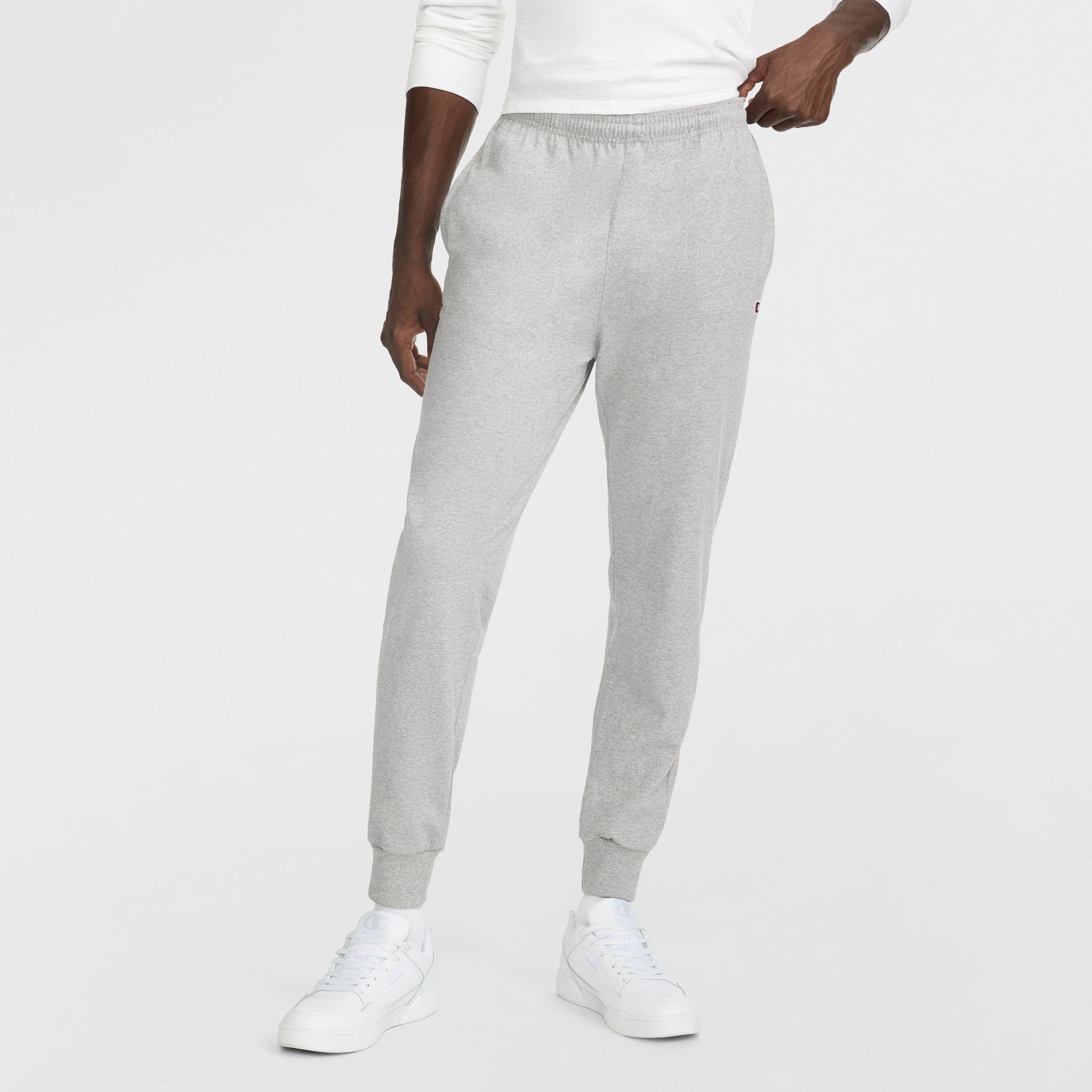 Champion Lightweight Lounge Joggers C Logo jogging gris Manhattan