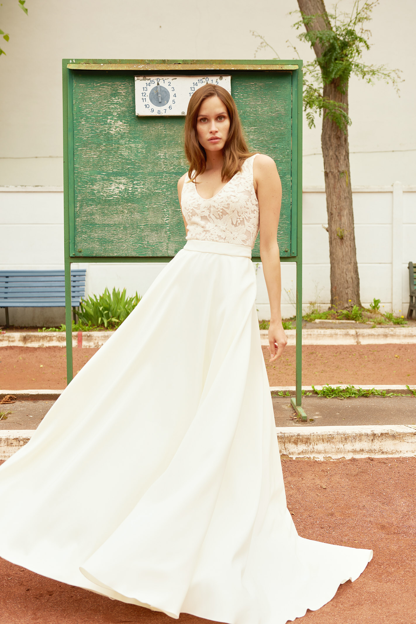 Maison Floret Sur-mesure Earl robe tulle satin