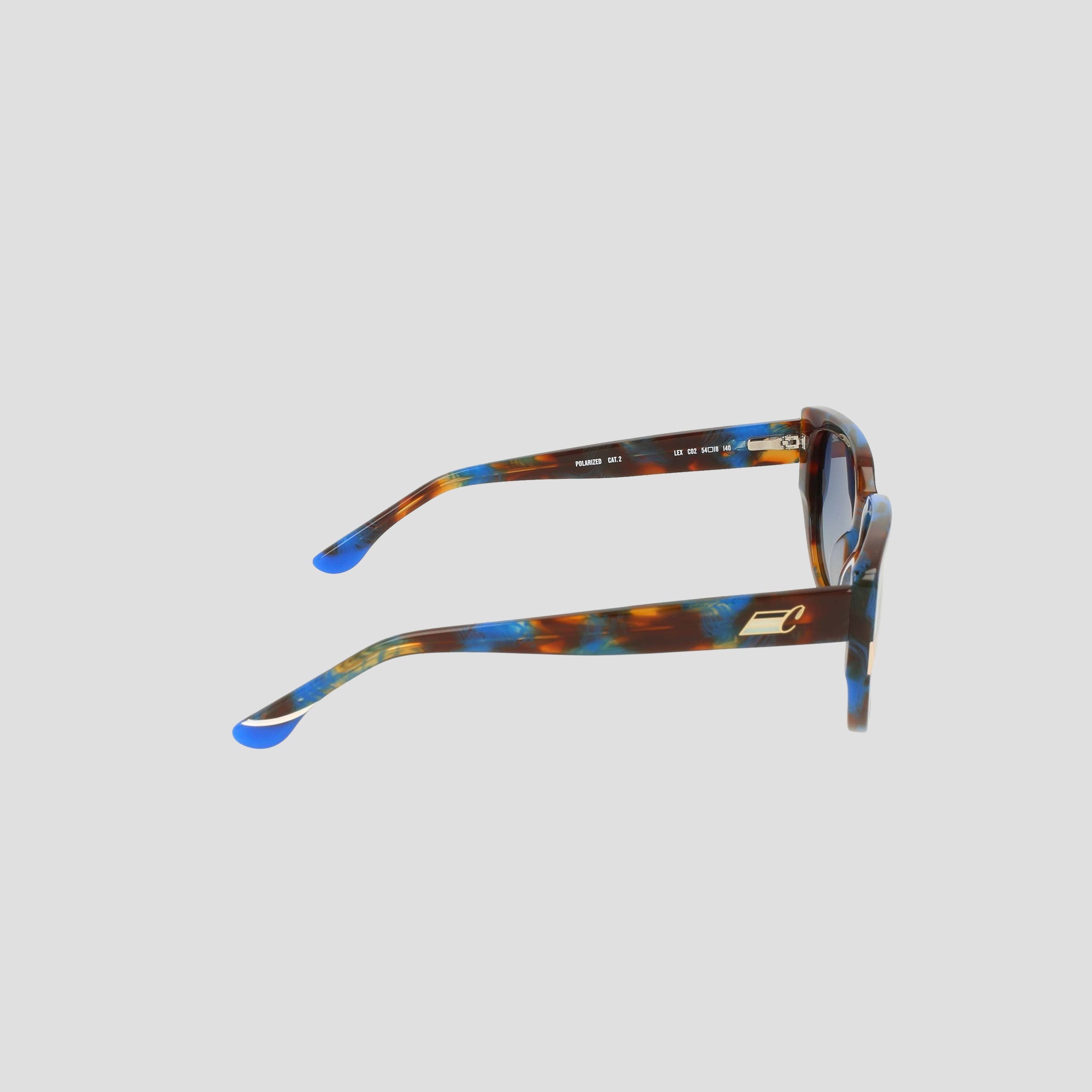 Champion Modified Cateye lunettes de soleil bleu ecaille
