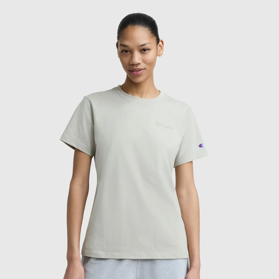 Champion Classic Script T-shirt beige coton col rond