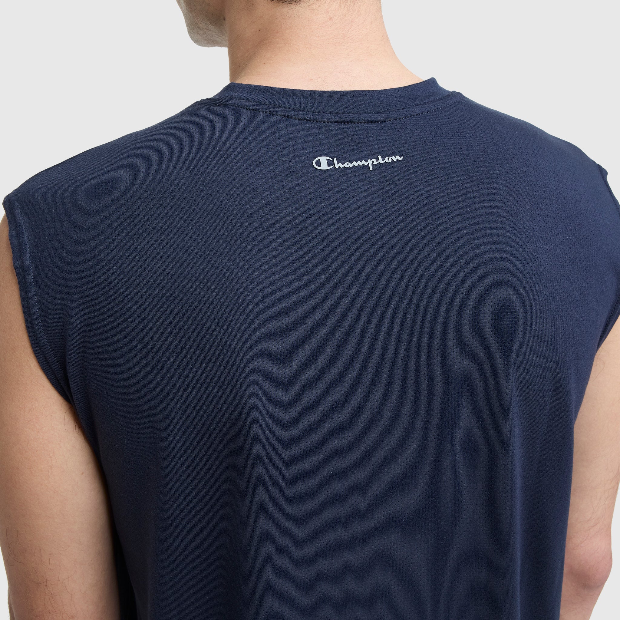 Champion Muscle Tee Script T-Shirt Marine