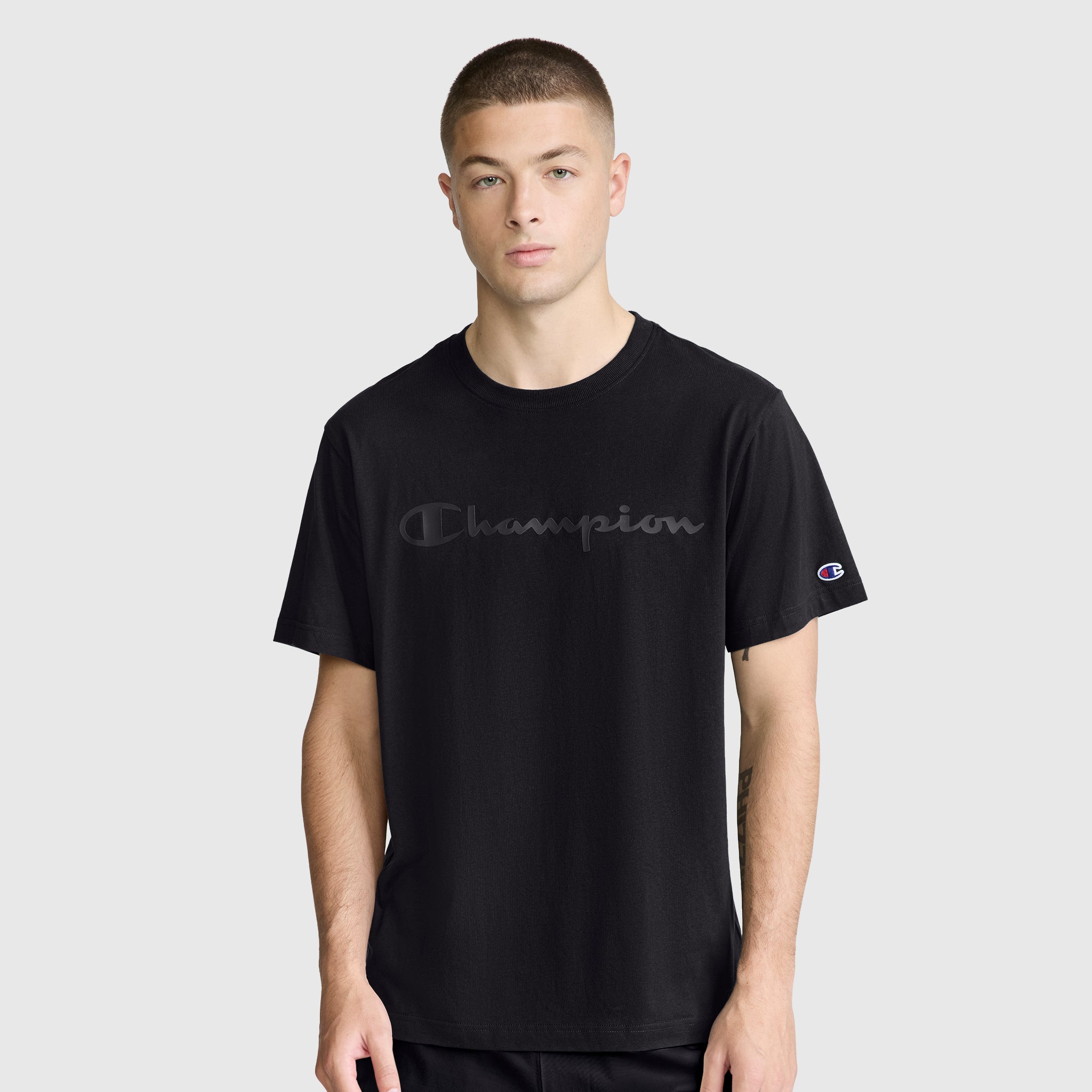Champion Classic Graphic T-shirt homme noir 100% coton