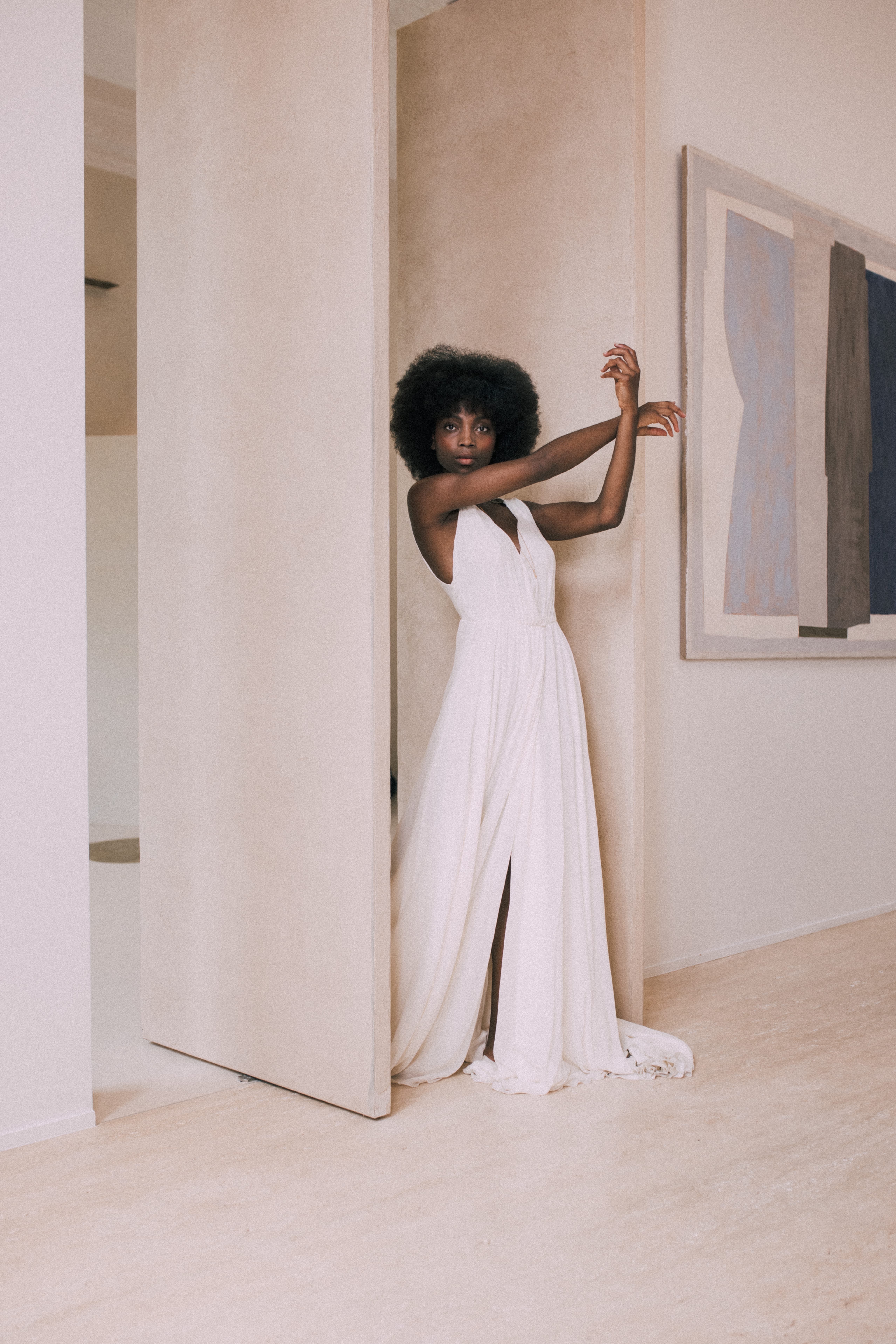 Maison Floret Sur-mesure Harrison robe portefeuille soie