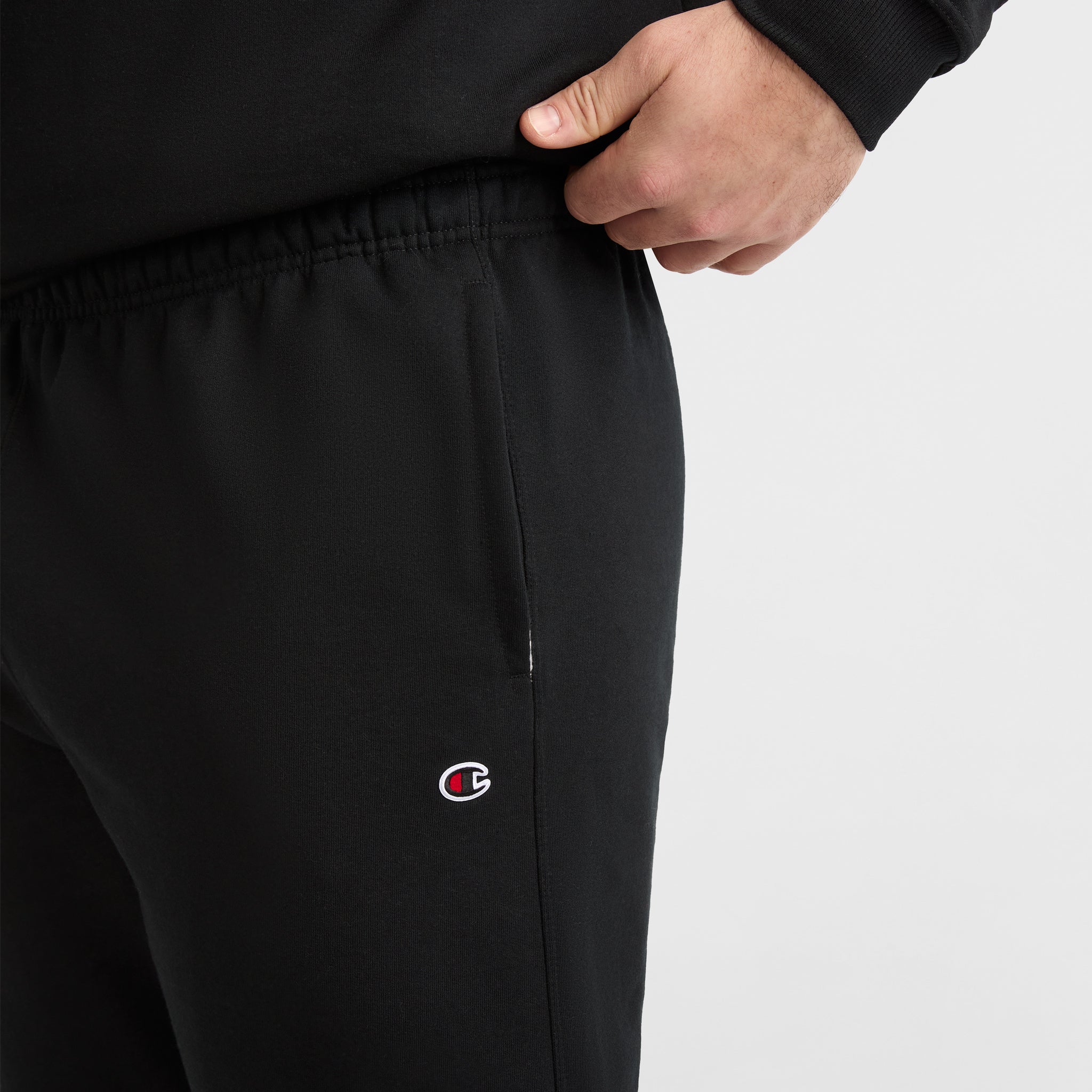 Champion Powerblend Pantalon Jogging Noir Cinched Bottom