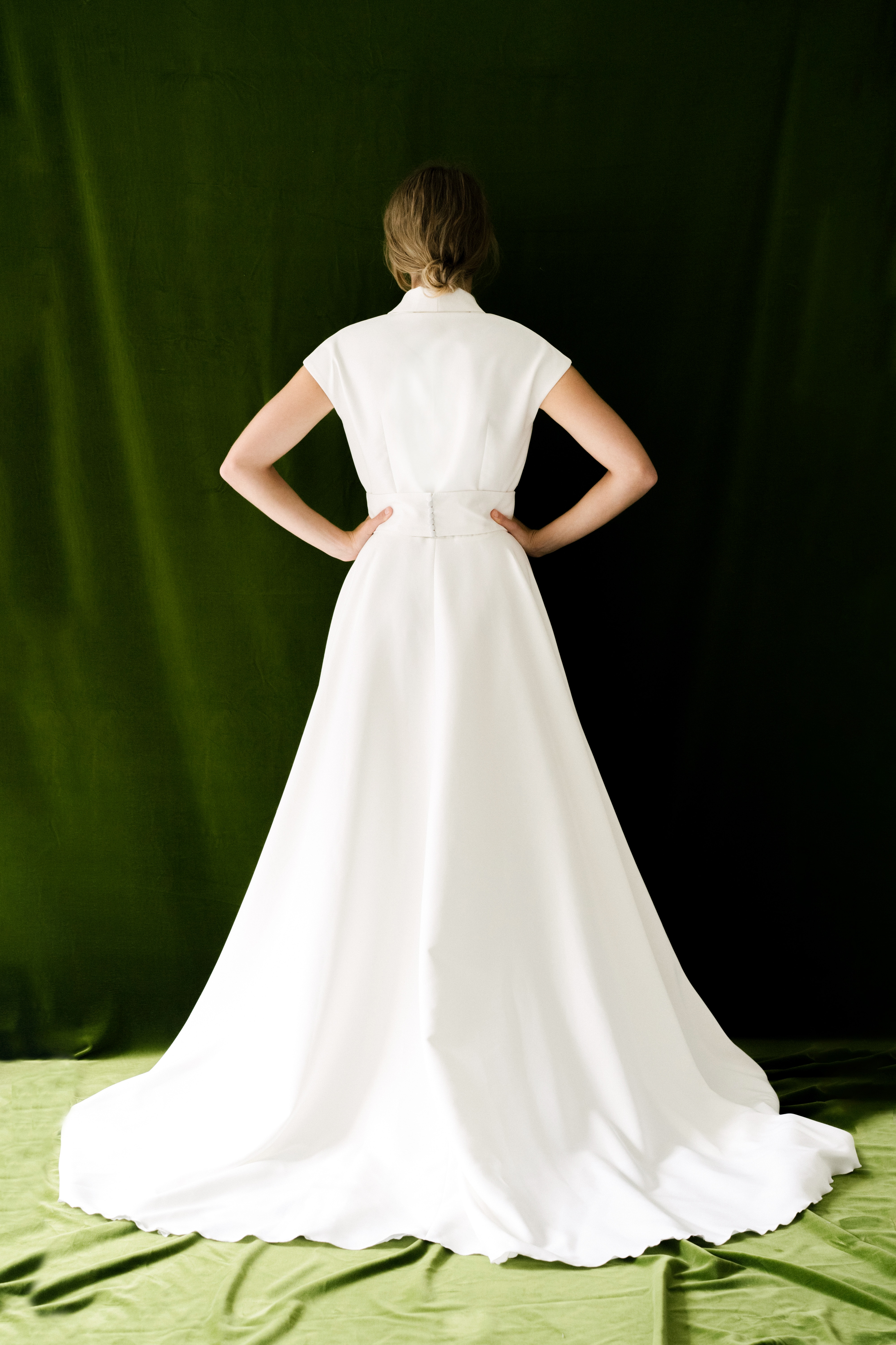 Maison Floret Sur-mesure Soren robe satin duchesse