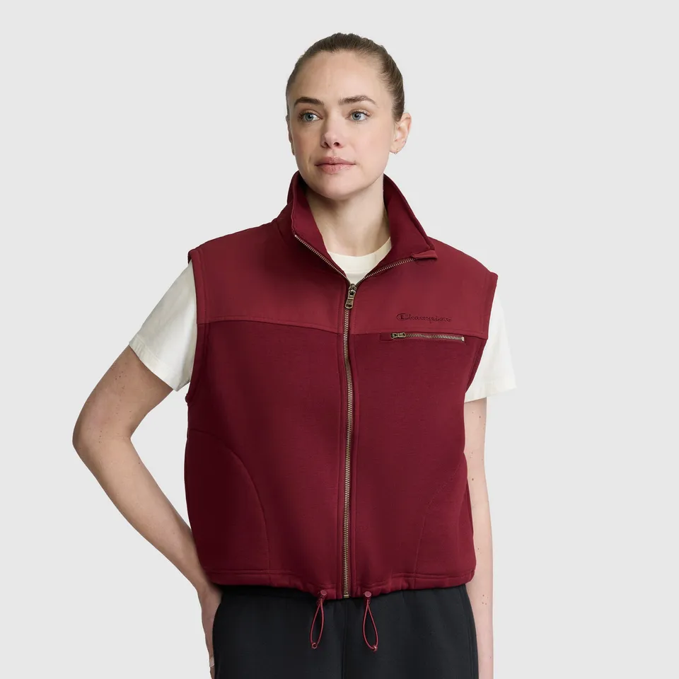 Champion Training Vest gilet bordeaux Cabernet molleton