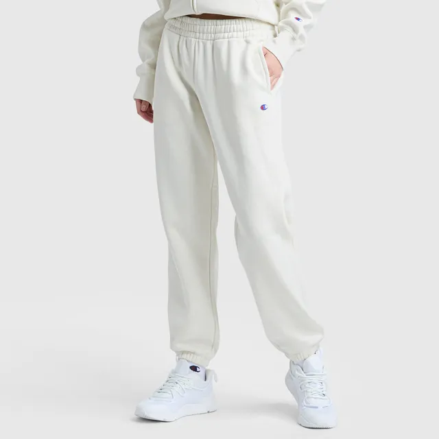 Champion Powerblend Oversized Sweatpants C Logo jogging écru molleton