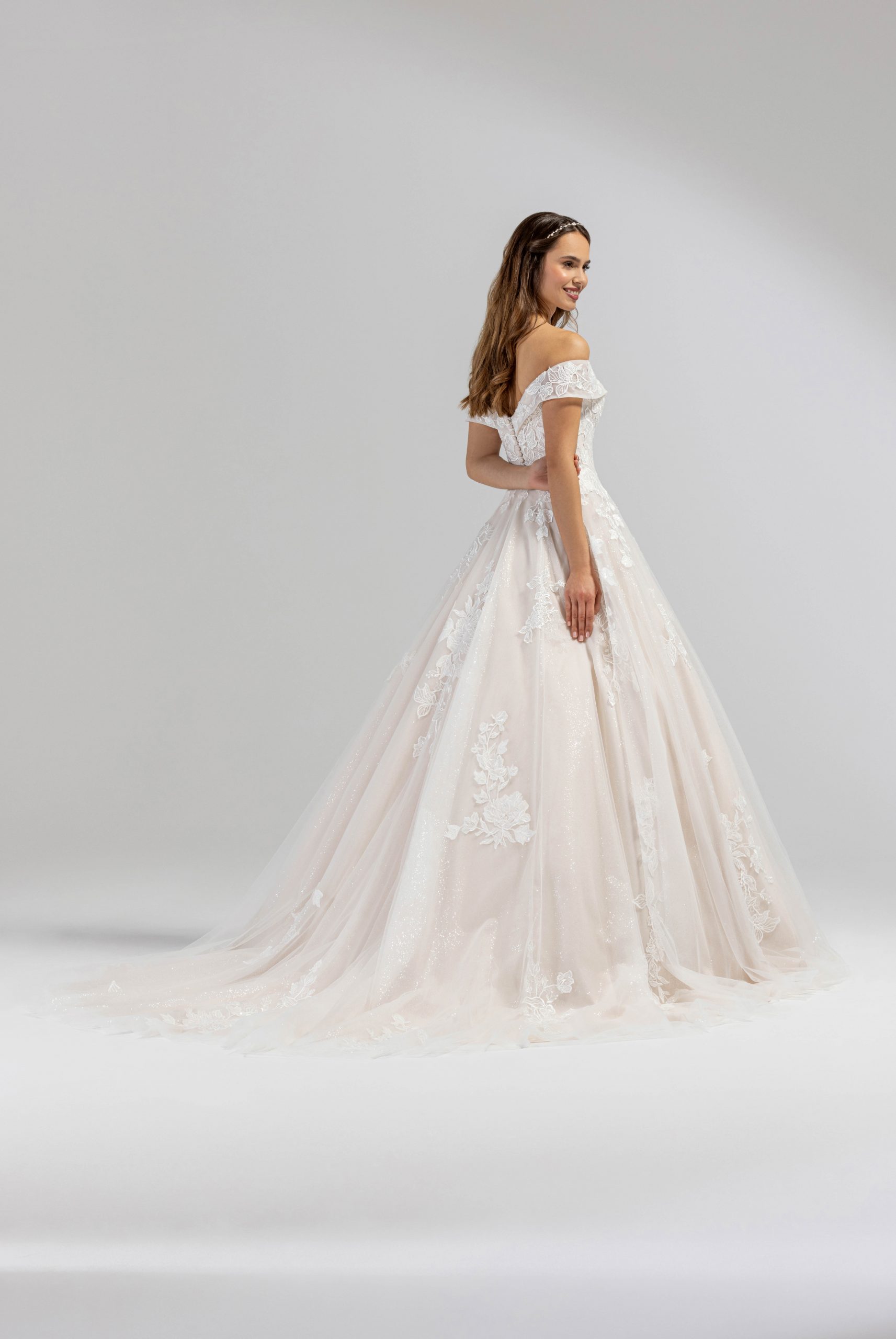 Le Jour de Notre Oui Luciole robe de mariée longue blanche