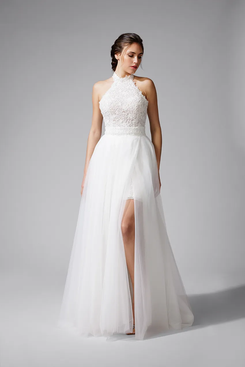 Le Jour de Notre Oui DIANA robe de mariée satin sirène