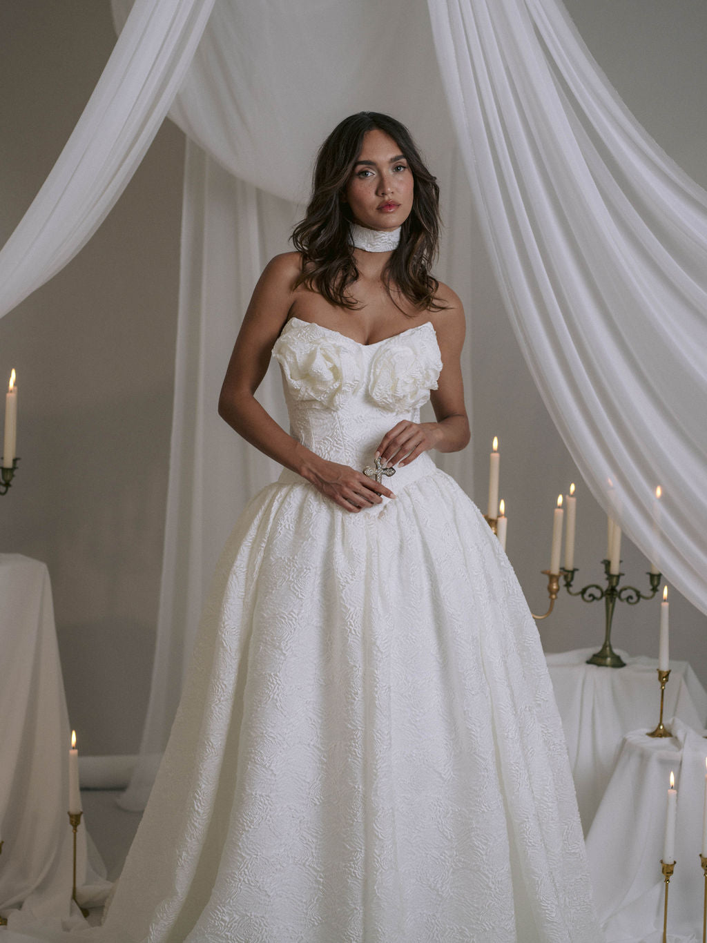 Rime Arodaky Bridal Capulet robe de mariée bustier soie