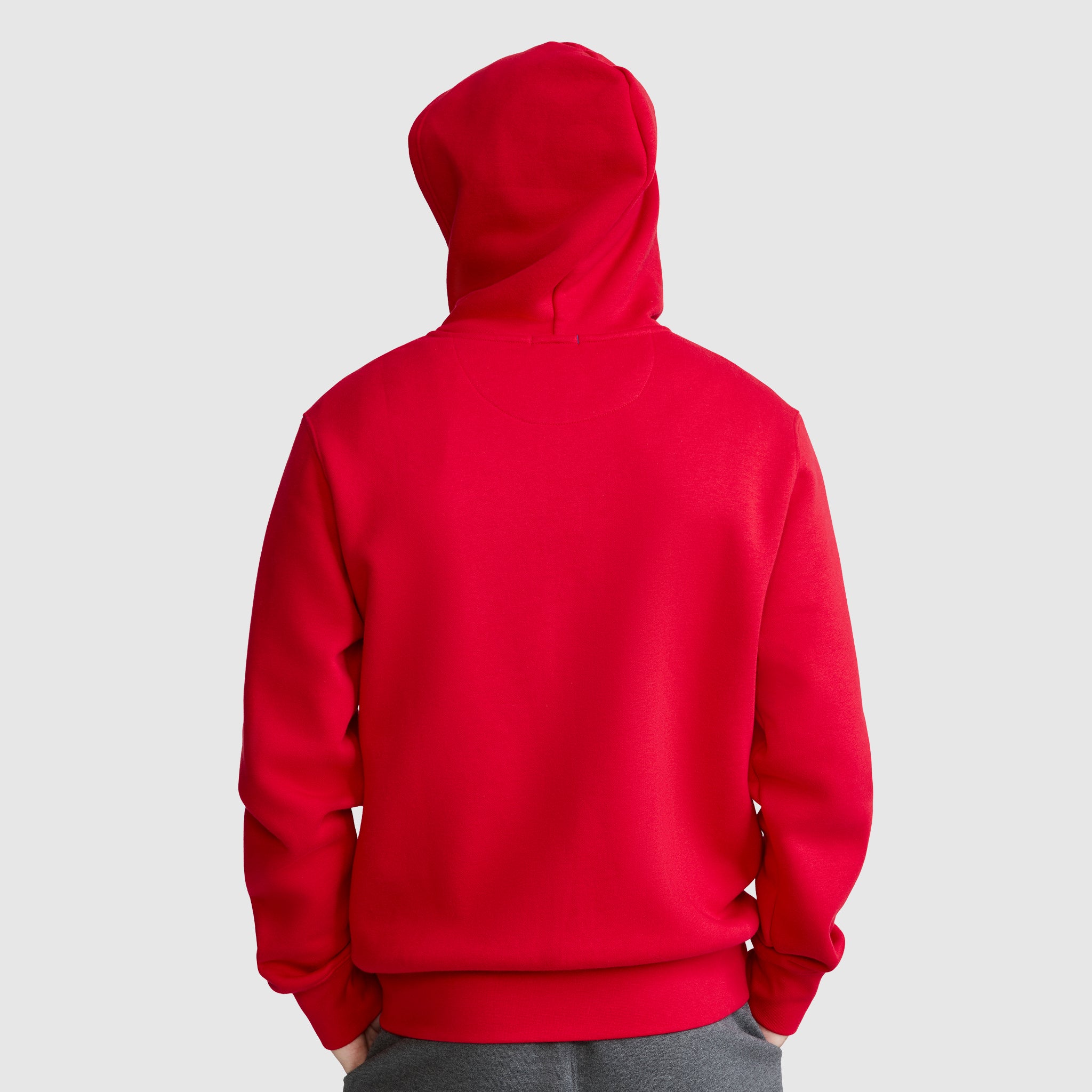 Champion Powerblend Full-Zip Hoodie sweat homme Tango Red molleton
