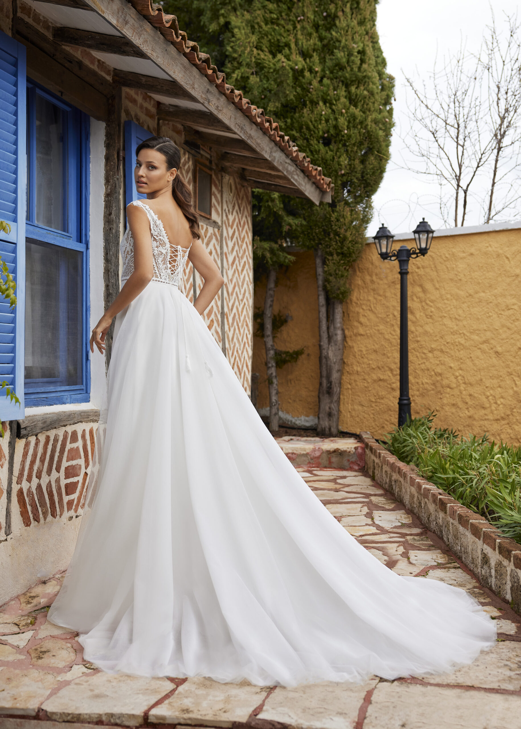 Hervé Paris My Freedom Amelie robe de mariée satin fluide