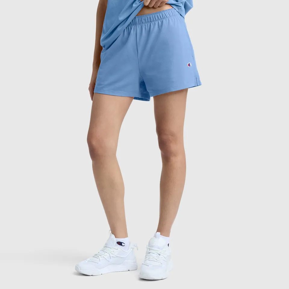Champion Practice Short short bleu riviera femme
