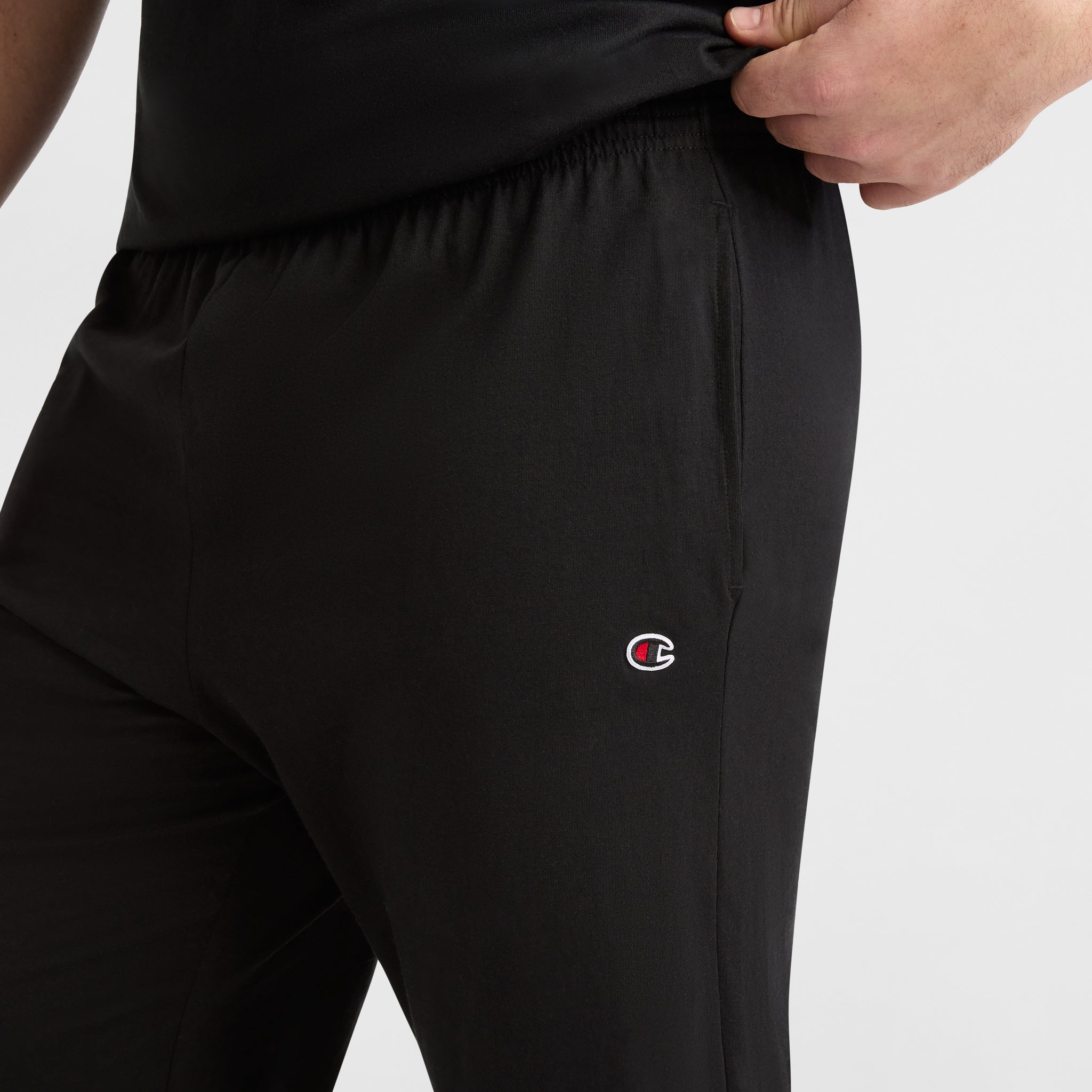 Champion Pants Pantalon Lounge Noir Coton Grande Taille