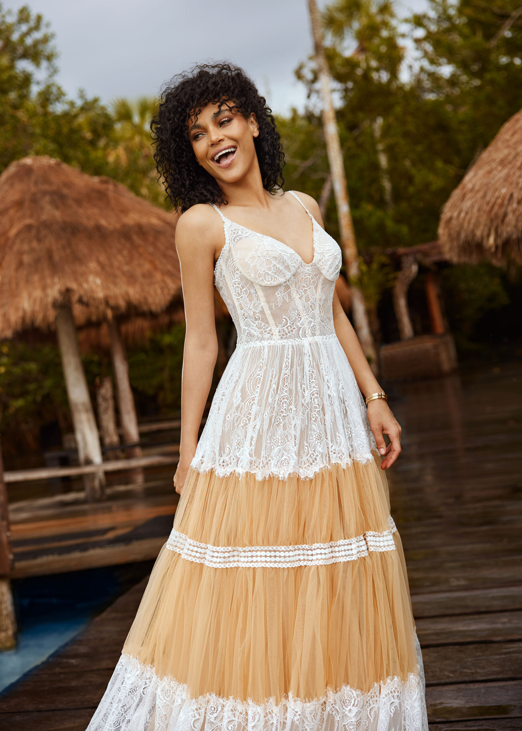 Hervé Paris Mystical Betina robe de mariée ivoire